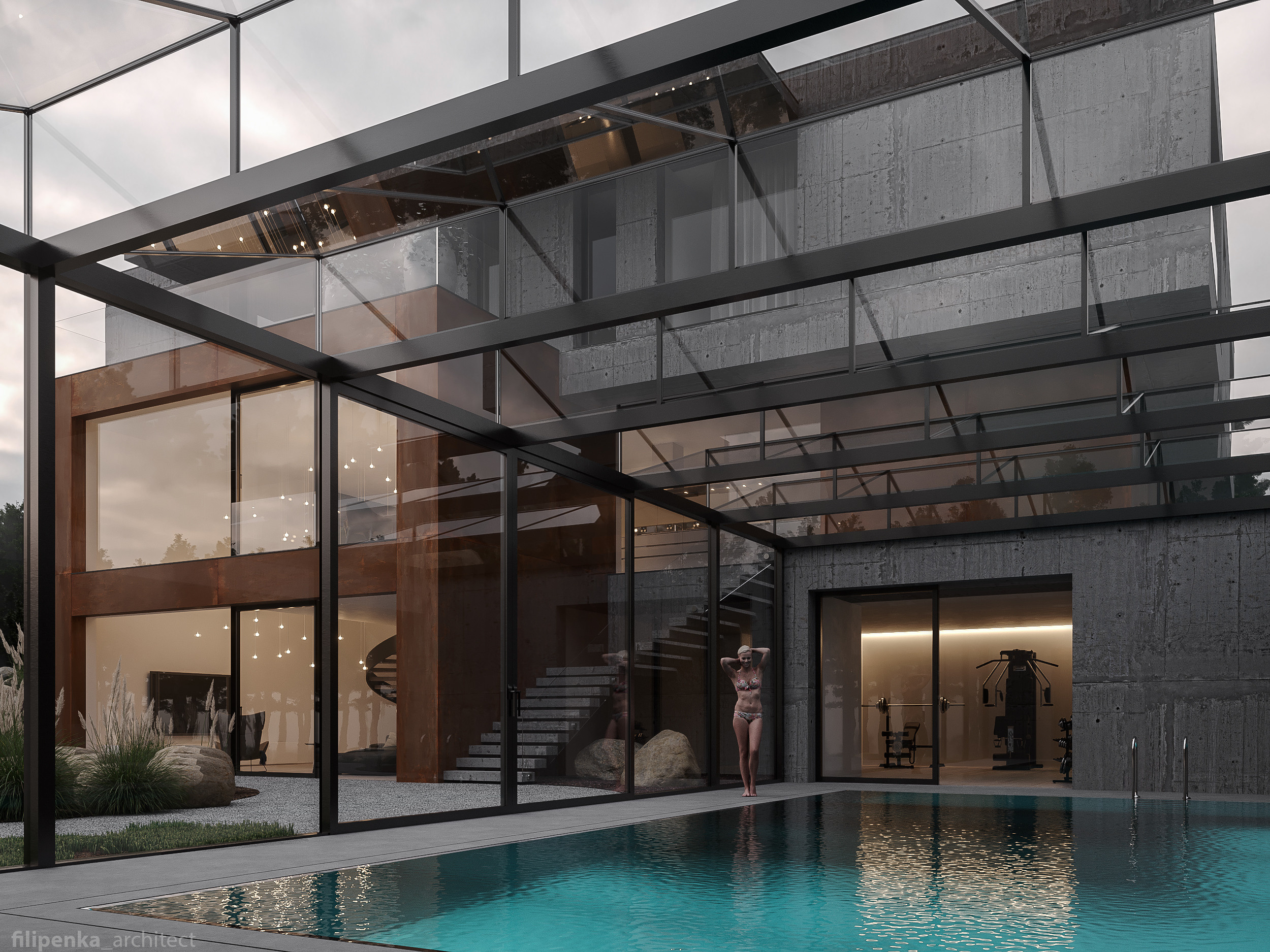 Vila v Říčanech u Prahy.