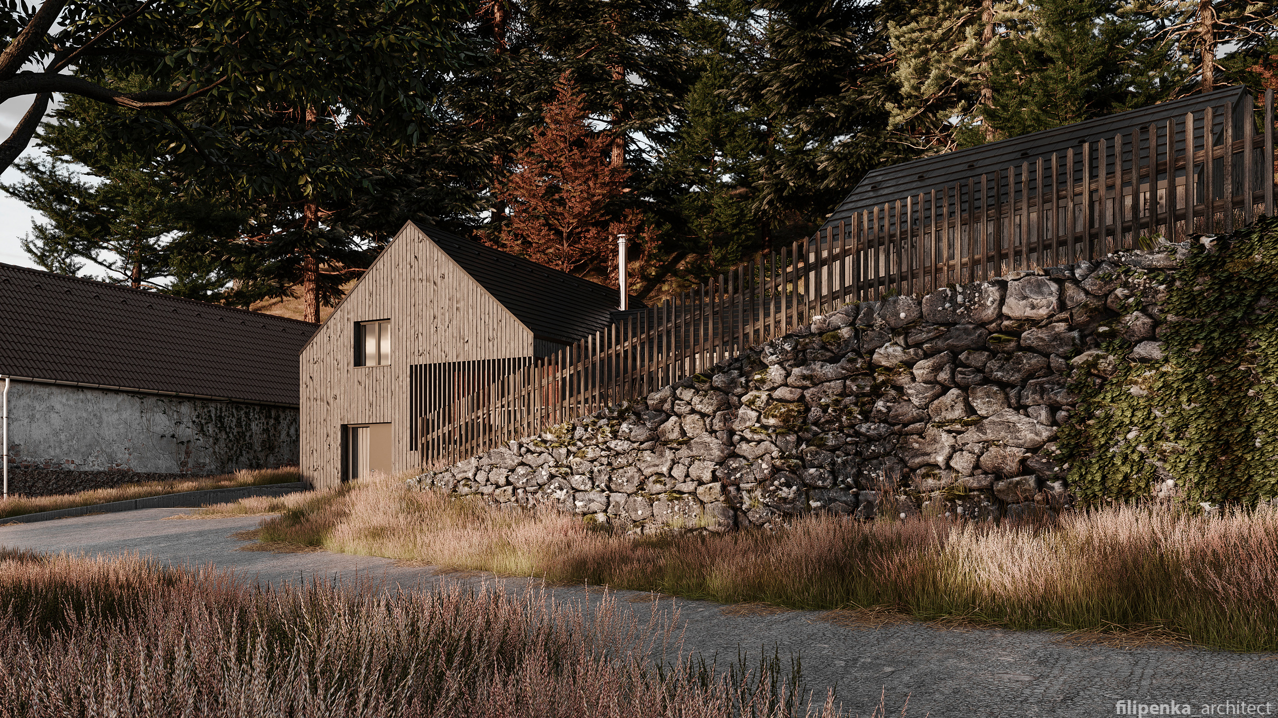 RD Albrechtice nad Vltavou. Filipenka architects