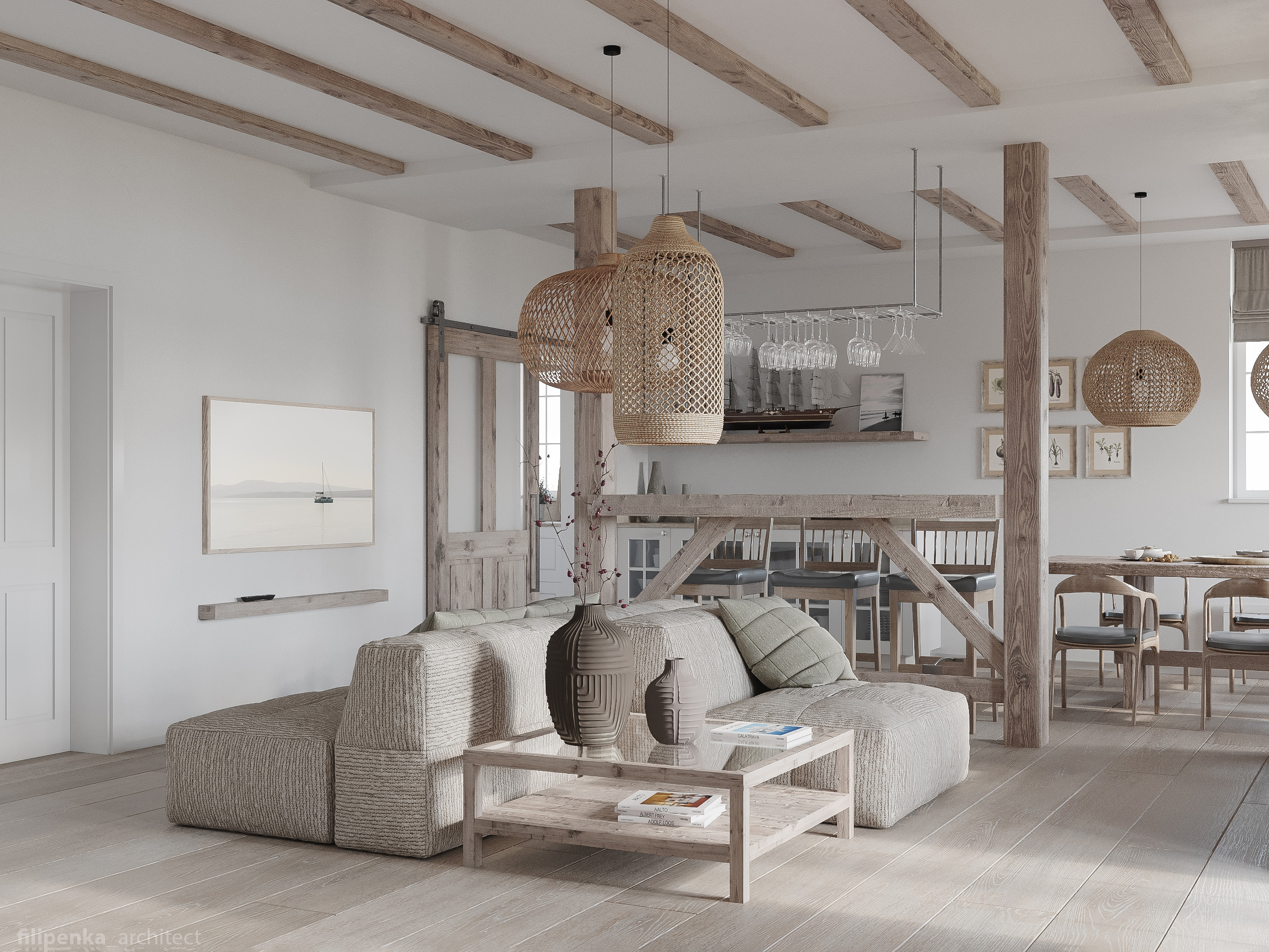 Rekonstrukce RD HRNČIŘE. Filipenka architects