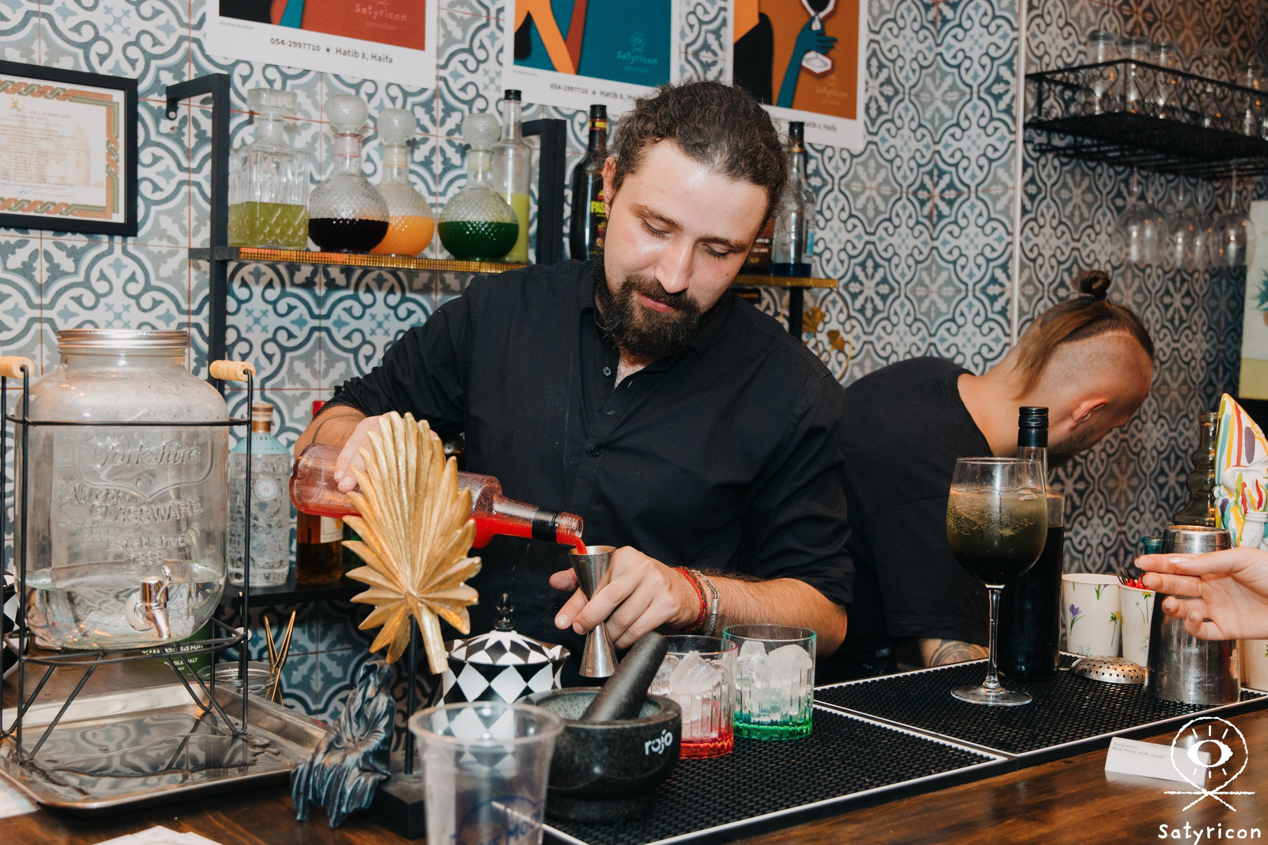 Открытие Гастробара Satiricon Haifa. Портретный и репортажный фотограф в Израиле Рома Бирман