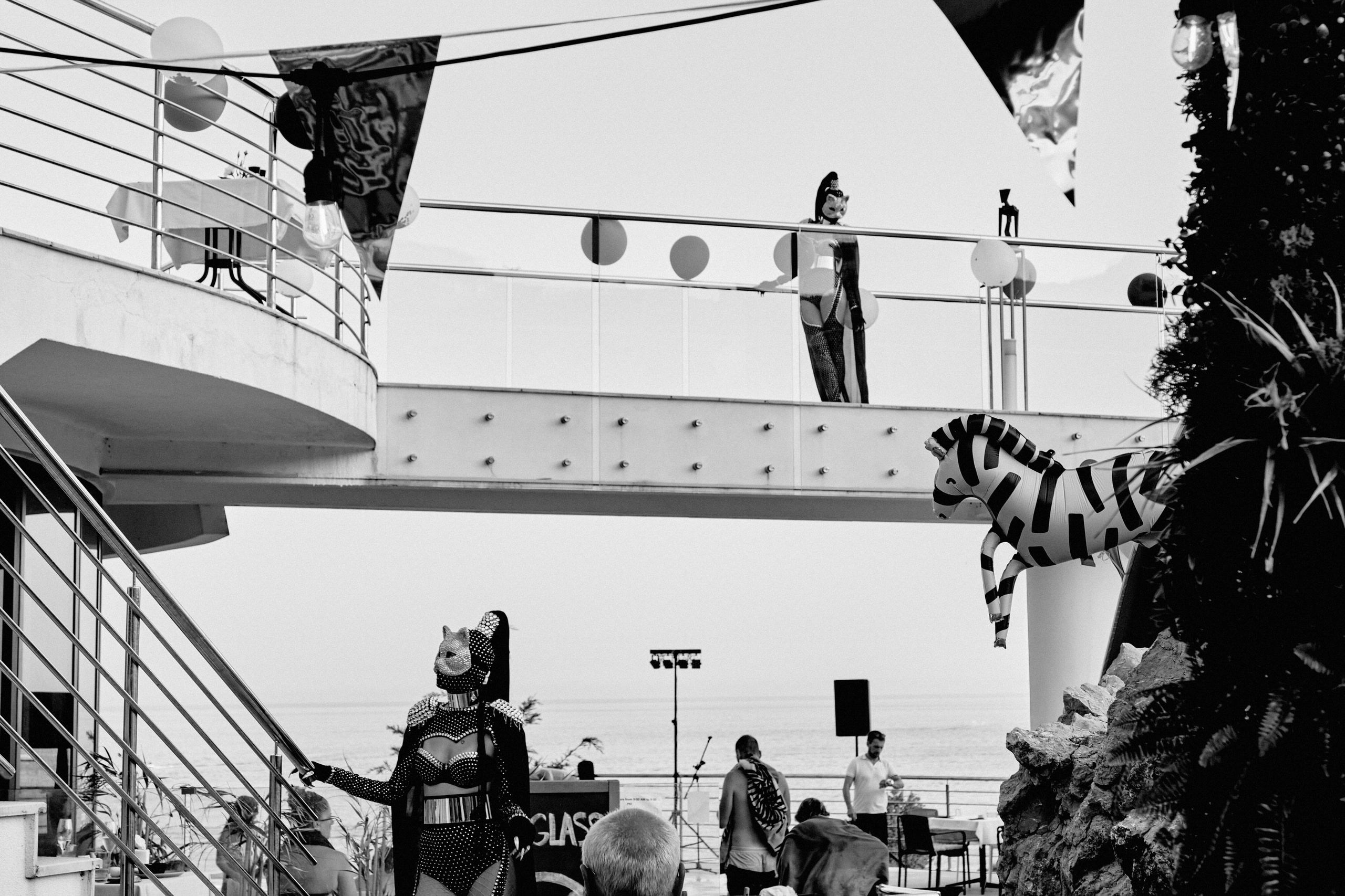 Photo report from the Zebra Restaurant’s birthday celebration. Becici, Montenegro. Photographer, photo artist Alena Novgorodtseva