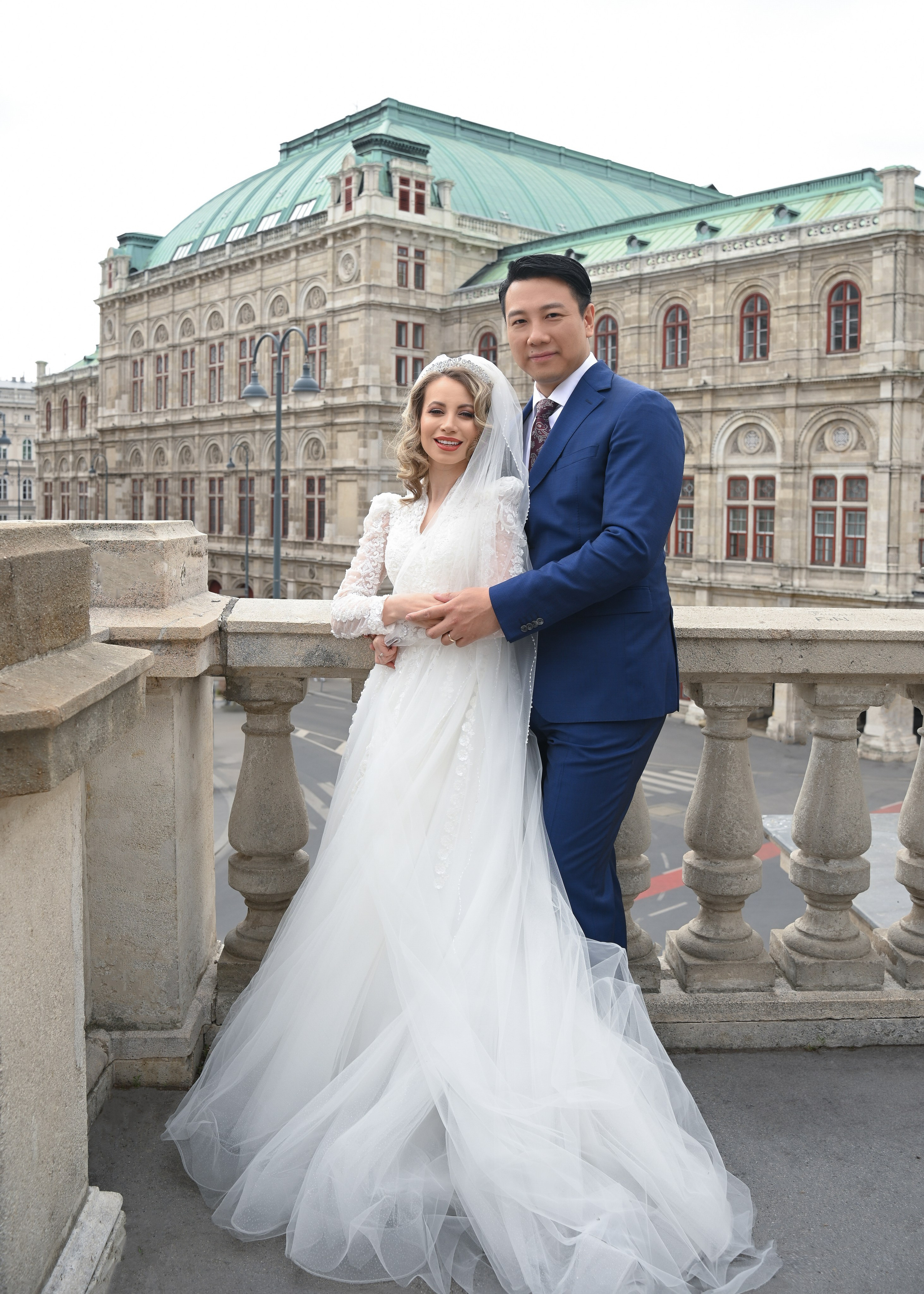 Jin & Diana in Vienna. Photo Vienna and Bratislava