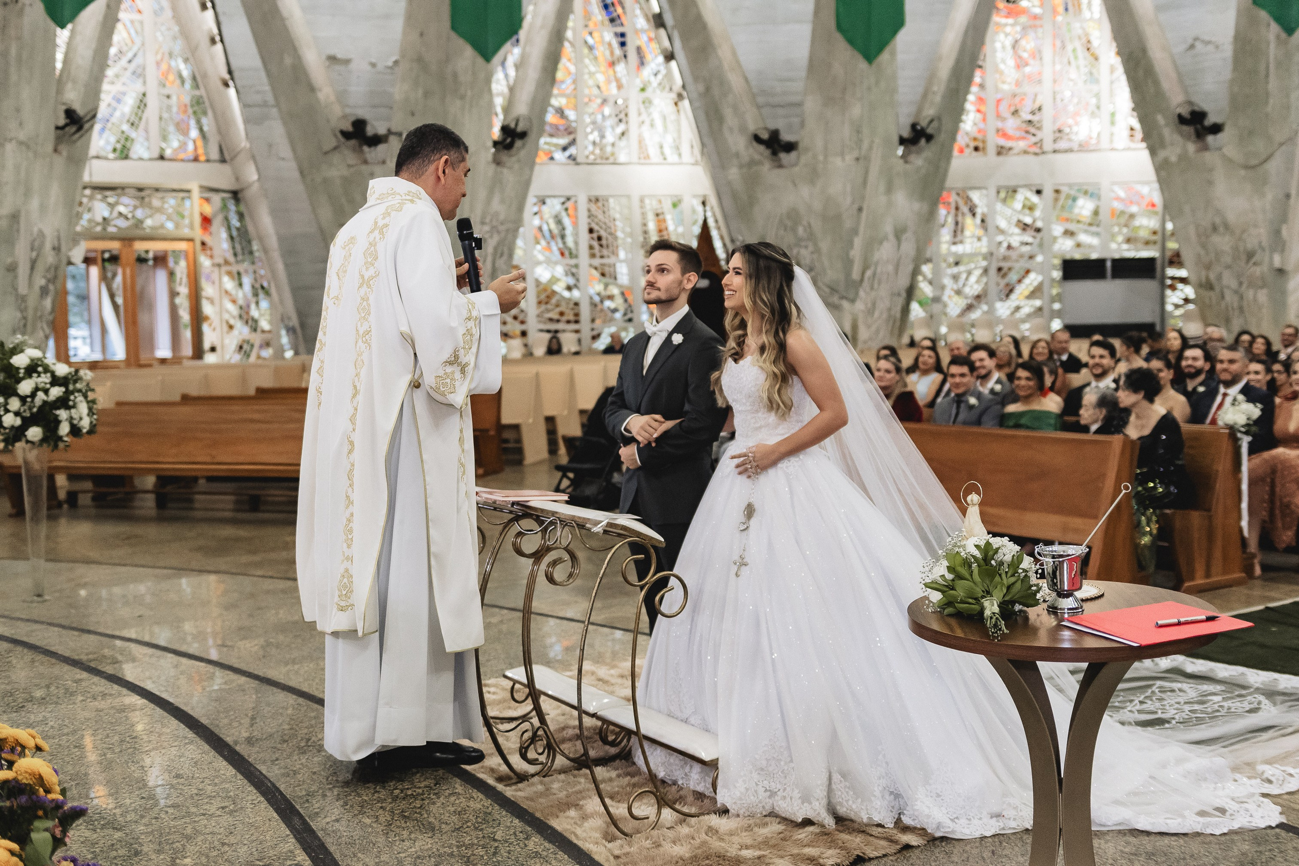 Heloisa e Andre casamento na catedral de maringa. Fotografo de casamento I Claudinei Moura