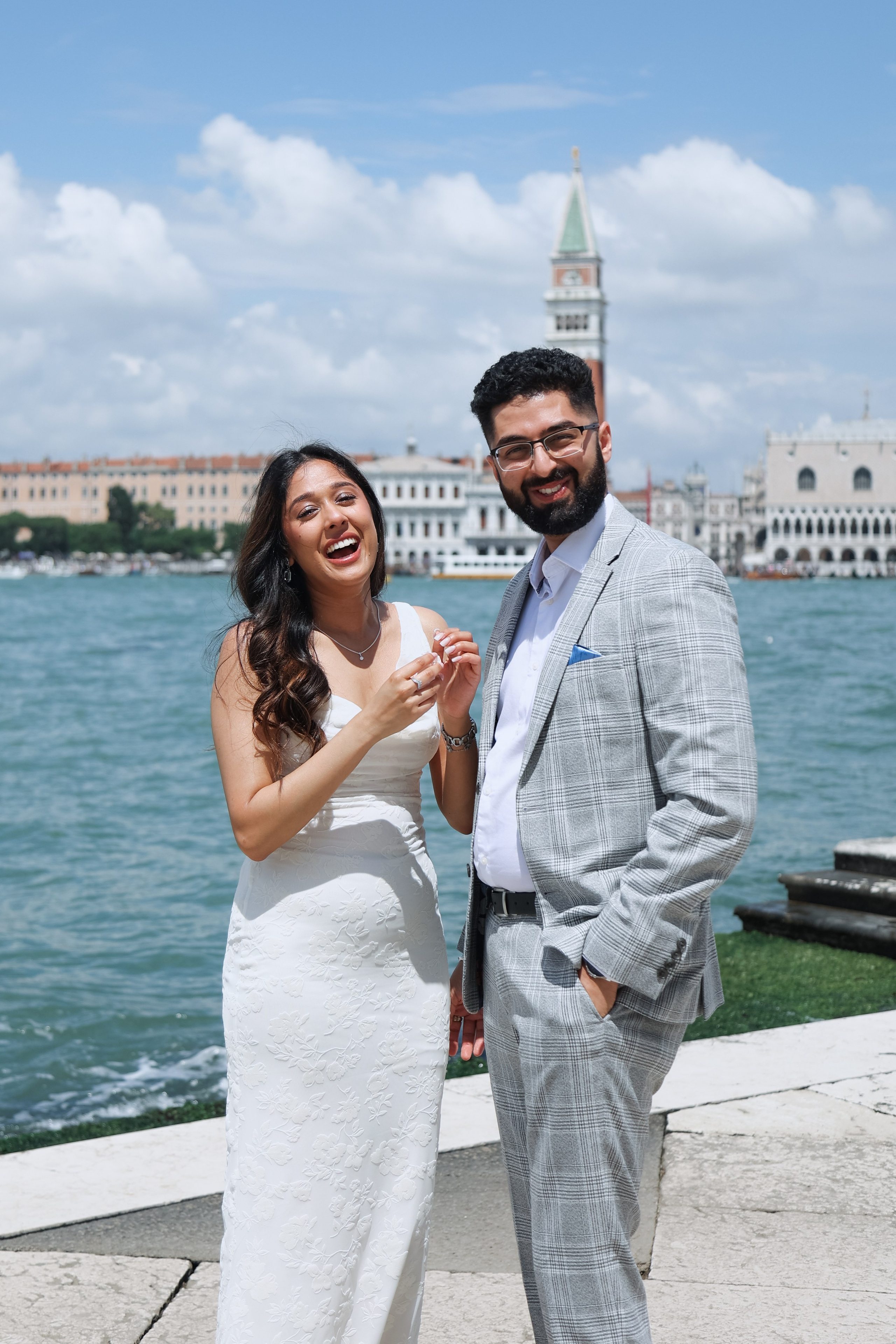 Engagement photo shoot in Venice