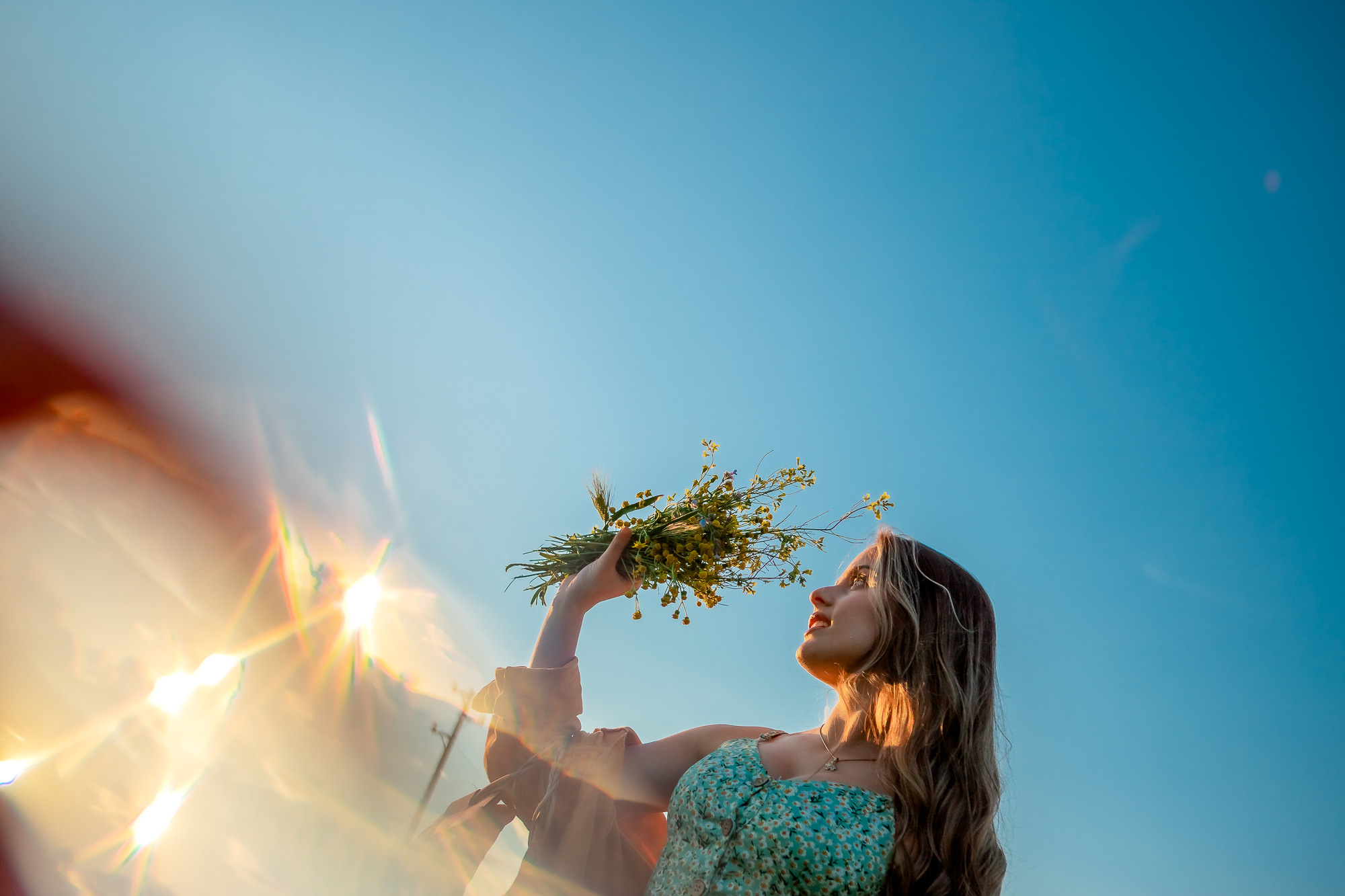 Фотосесия в полето. Фотограф Ирина Йотова