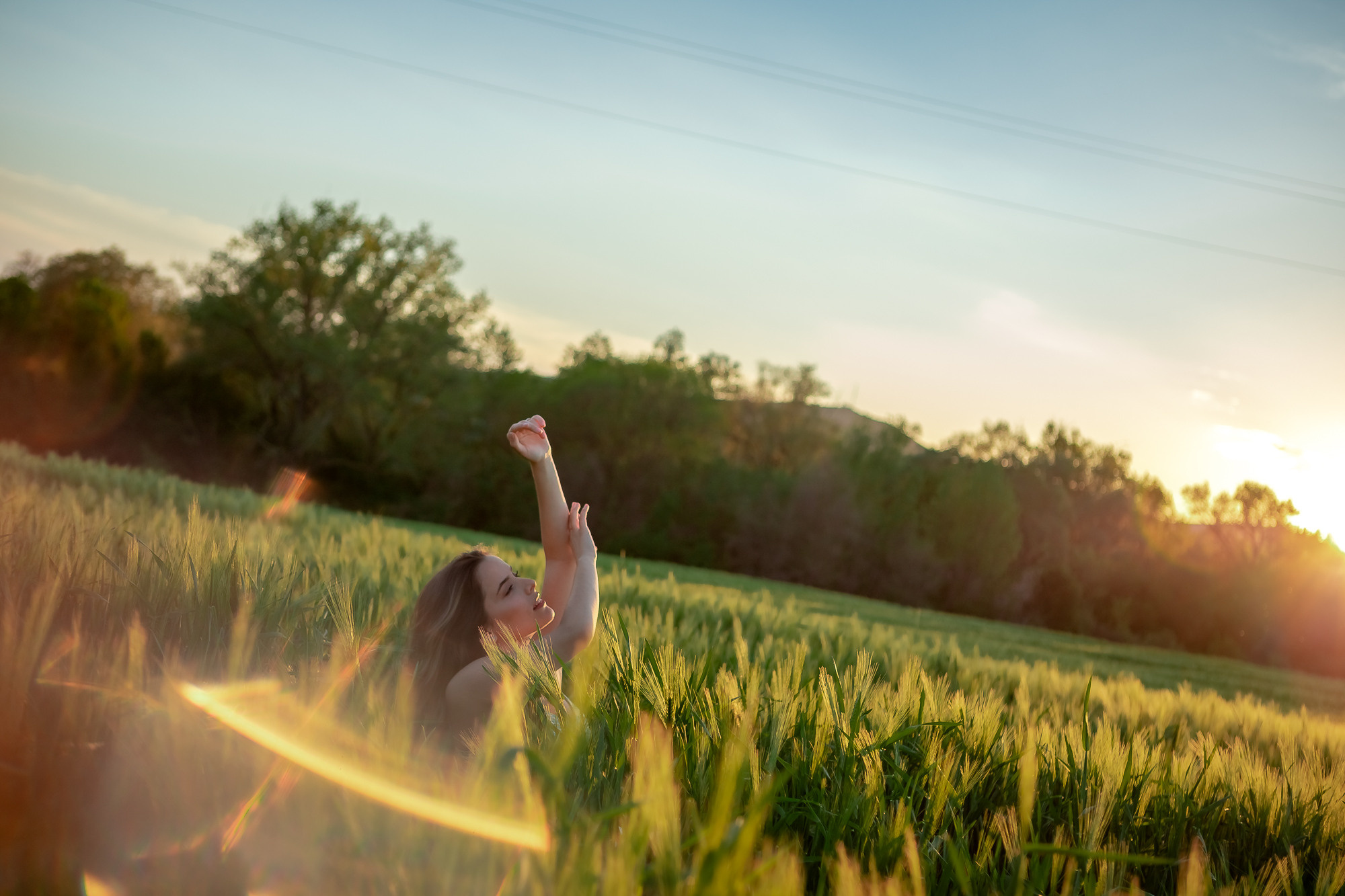 Фотосесия в полето. Фотограф Ирина Йотова