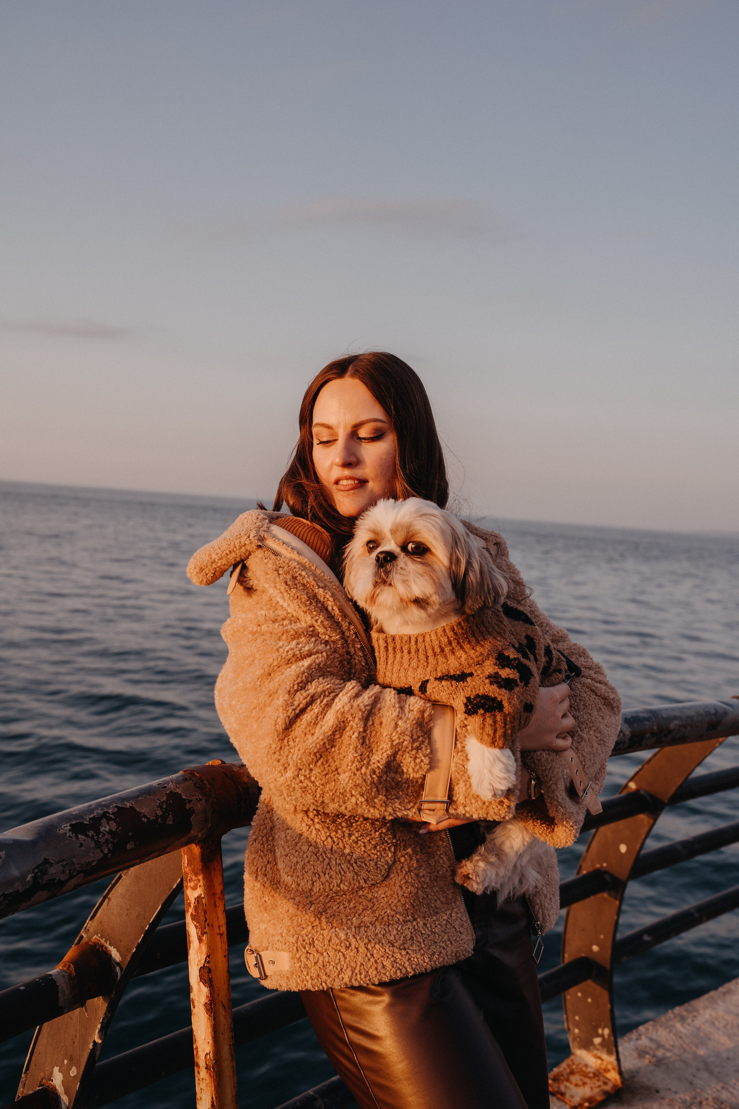 Фотосессия с собакой в Батуми. Портретный и свадебный фотограф в Батуми Валерия Азаренко