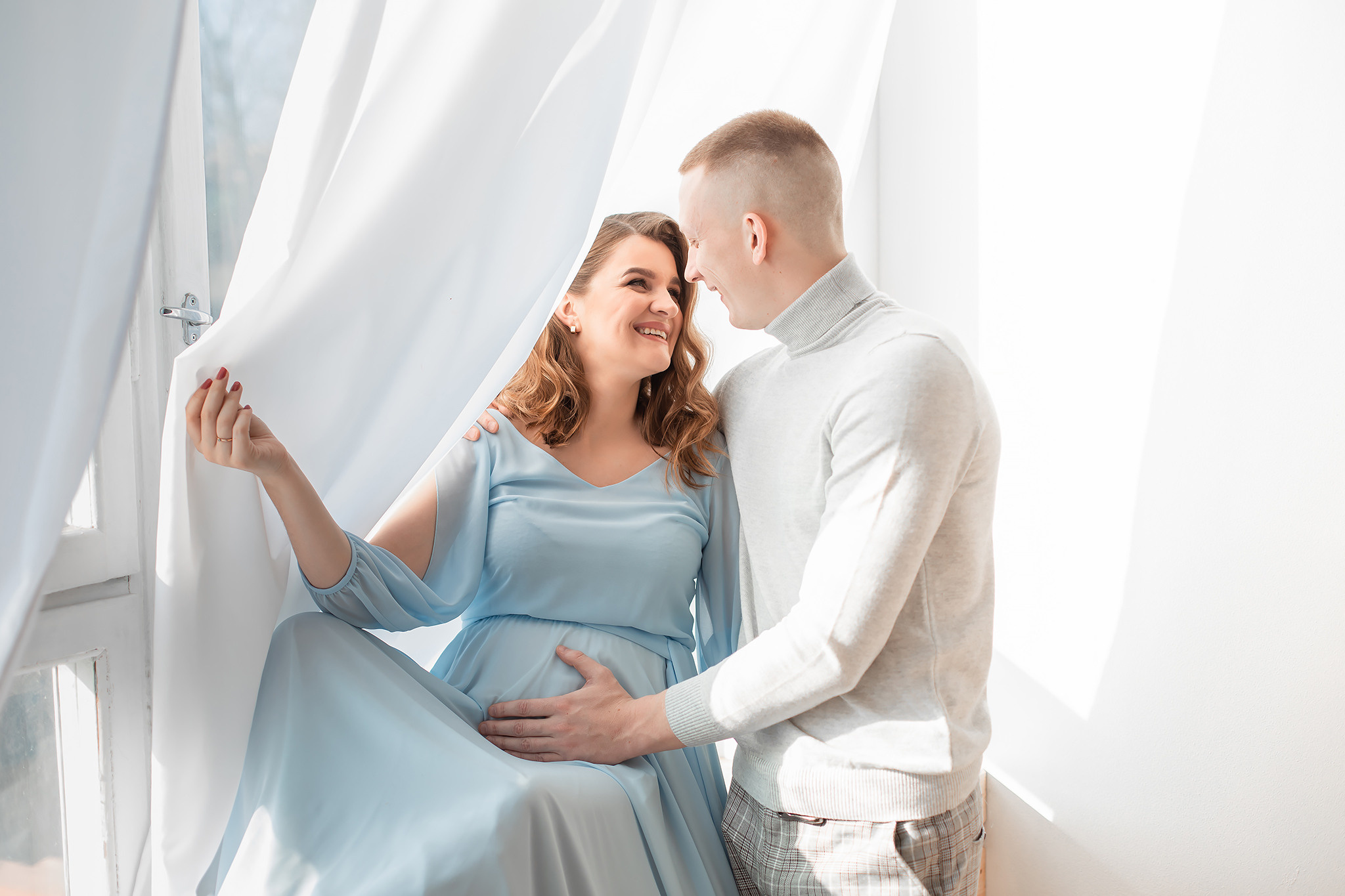 беременная фотосессия с мужем в Израиле