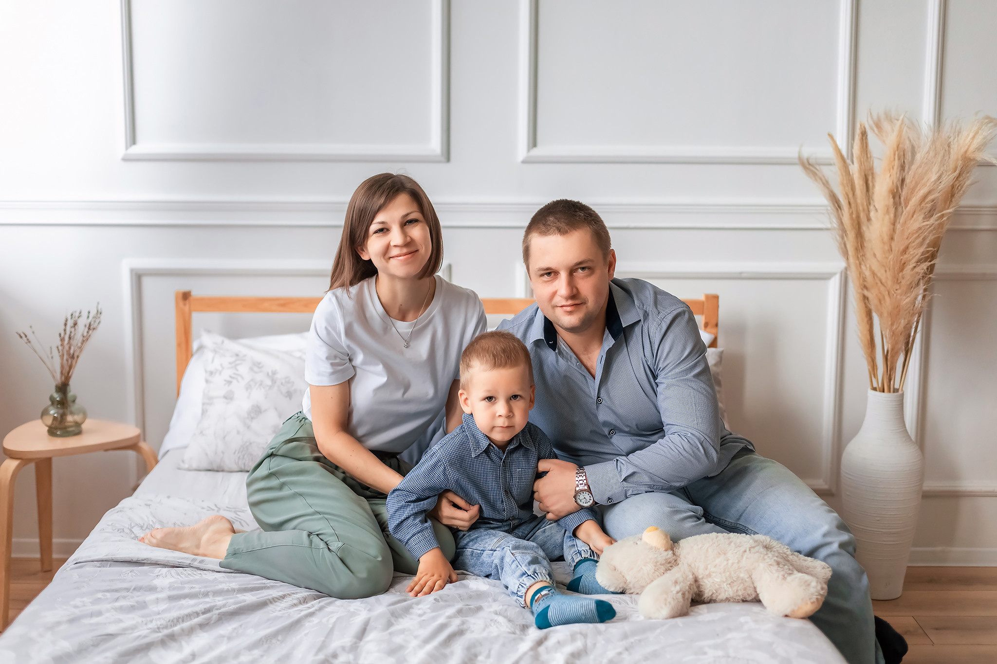 family photo shoot with children