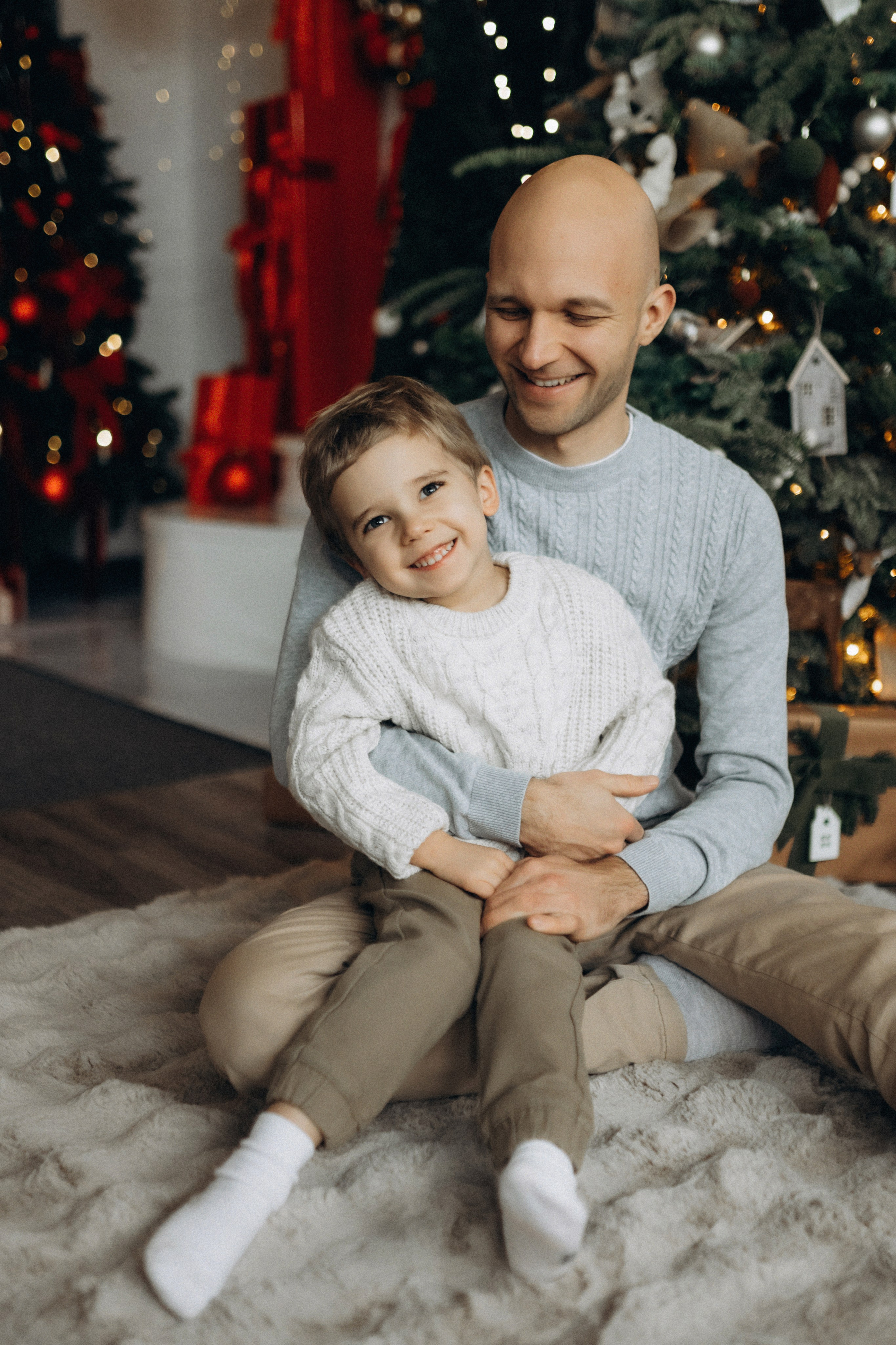 Новогодняя фотосессия в студии. Семейный фотограф Лейпциг, Германия