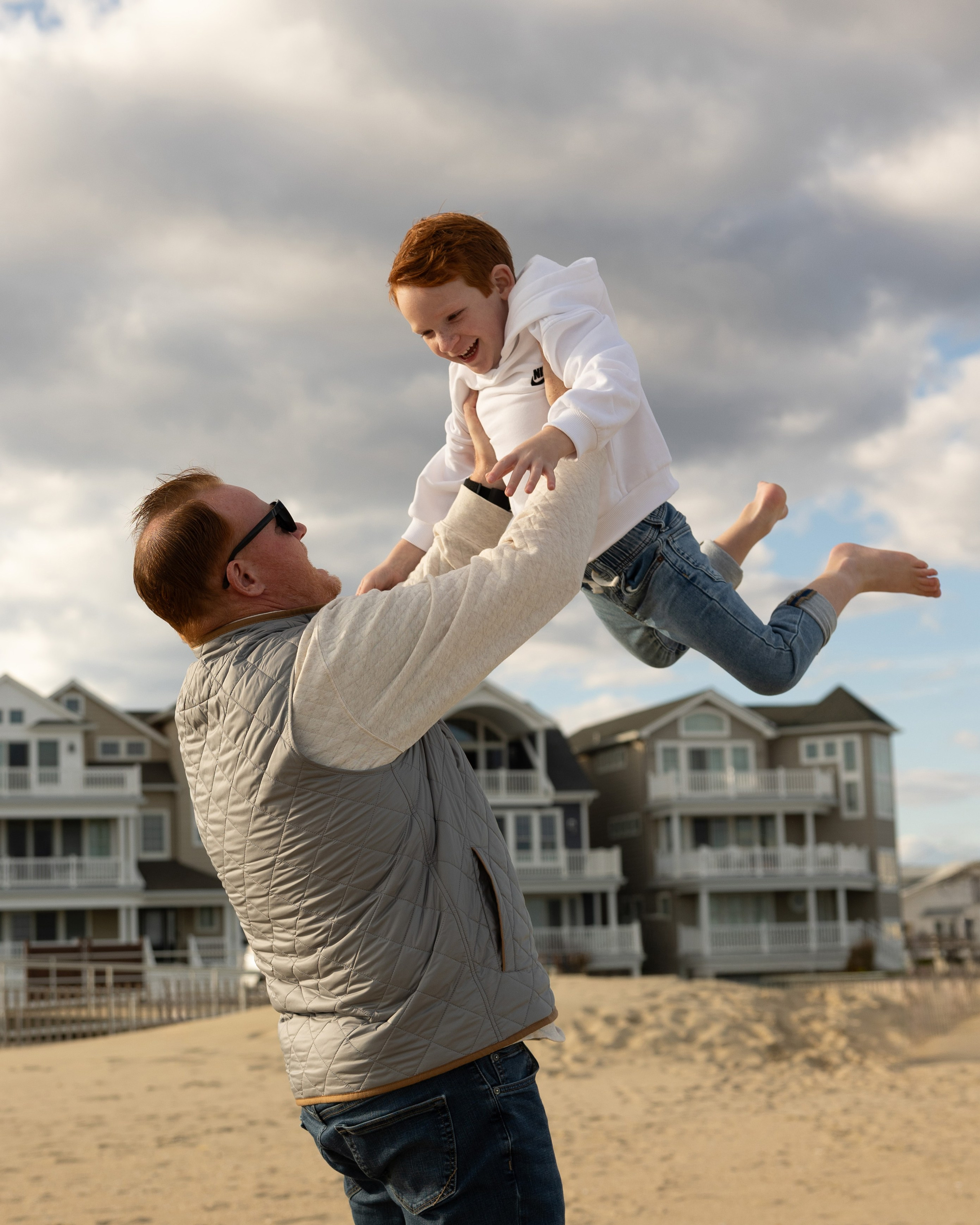 Sun, Sand, and Family Hugs. Family, lifestyle, and commercial photography in New York and New Jersey