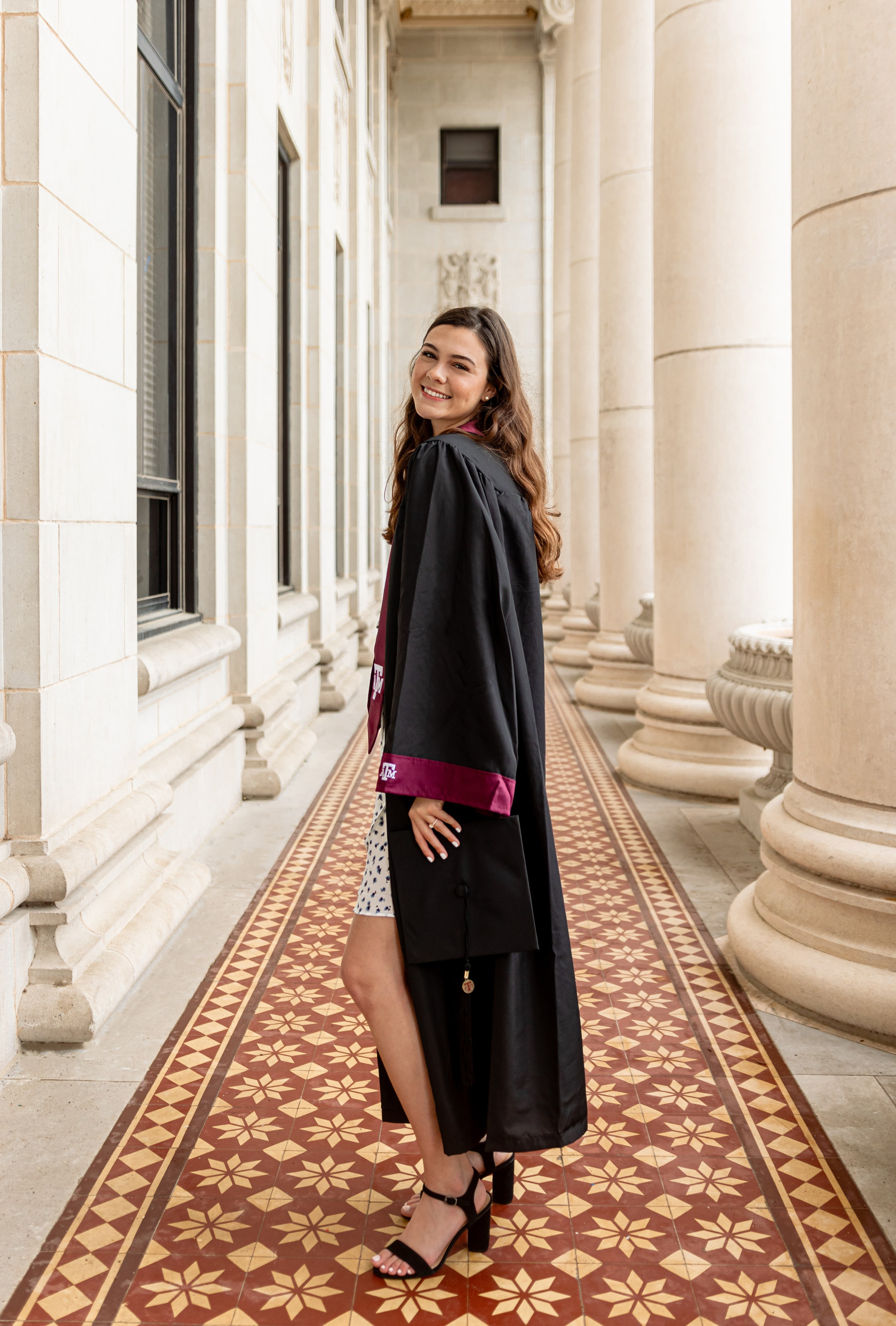 Lauren’s graduation photoshoot at Texas A&M University