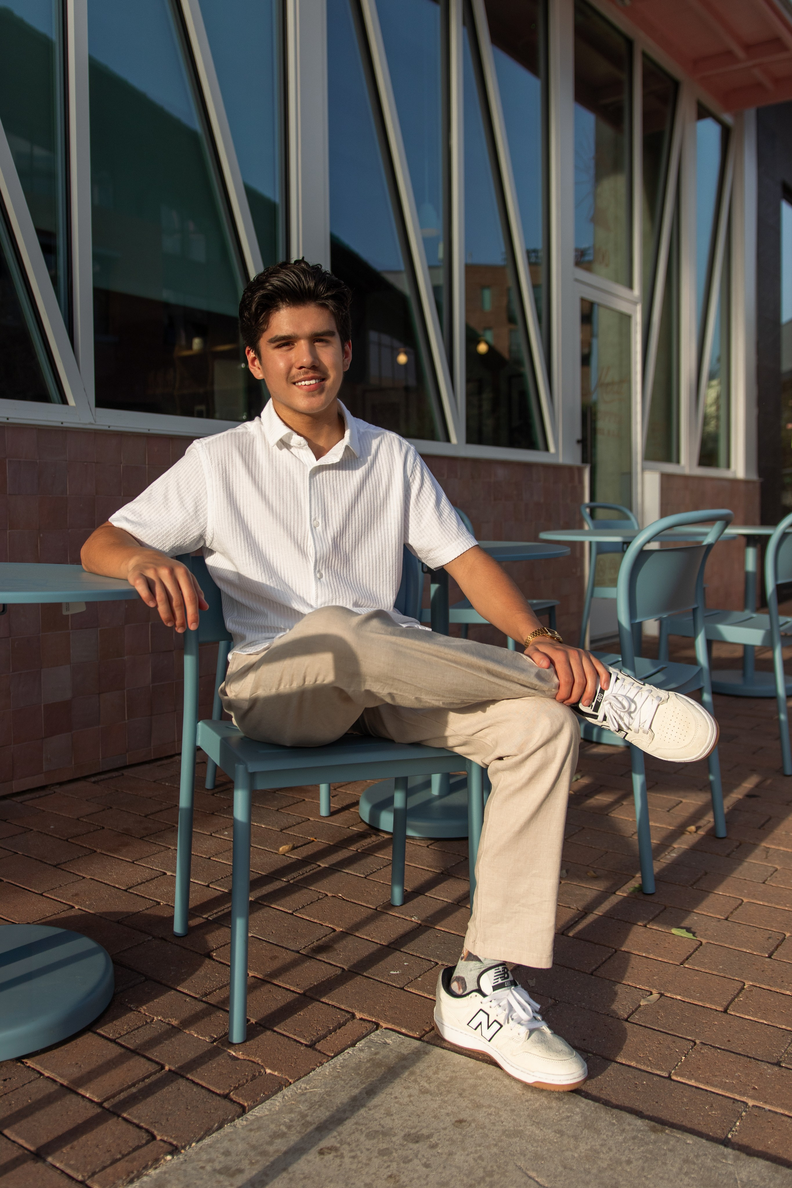 Parker's senior photoshoot at Mueller Lake Park in Austin, Texas