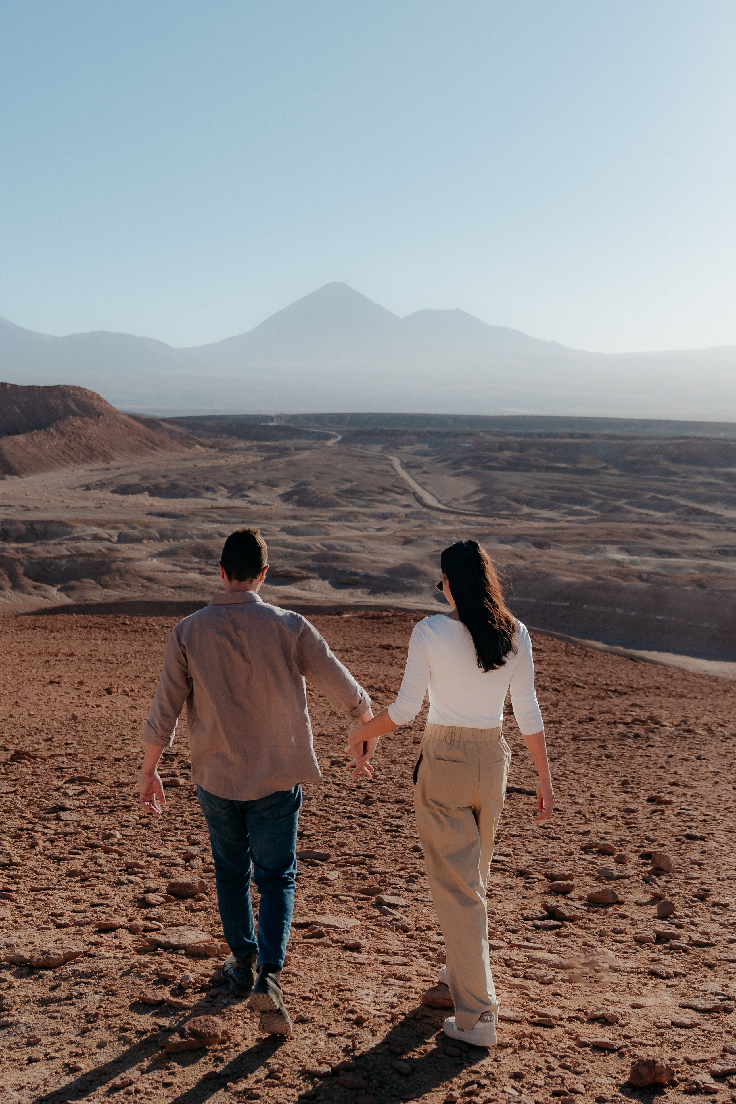 Sessão casual no Vale dos Cogumelos. Fotógrafo em San Pedro de Atacama
