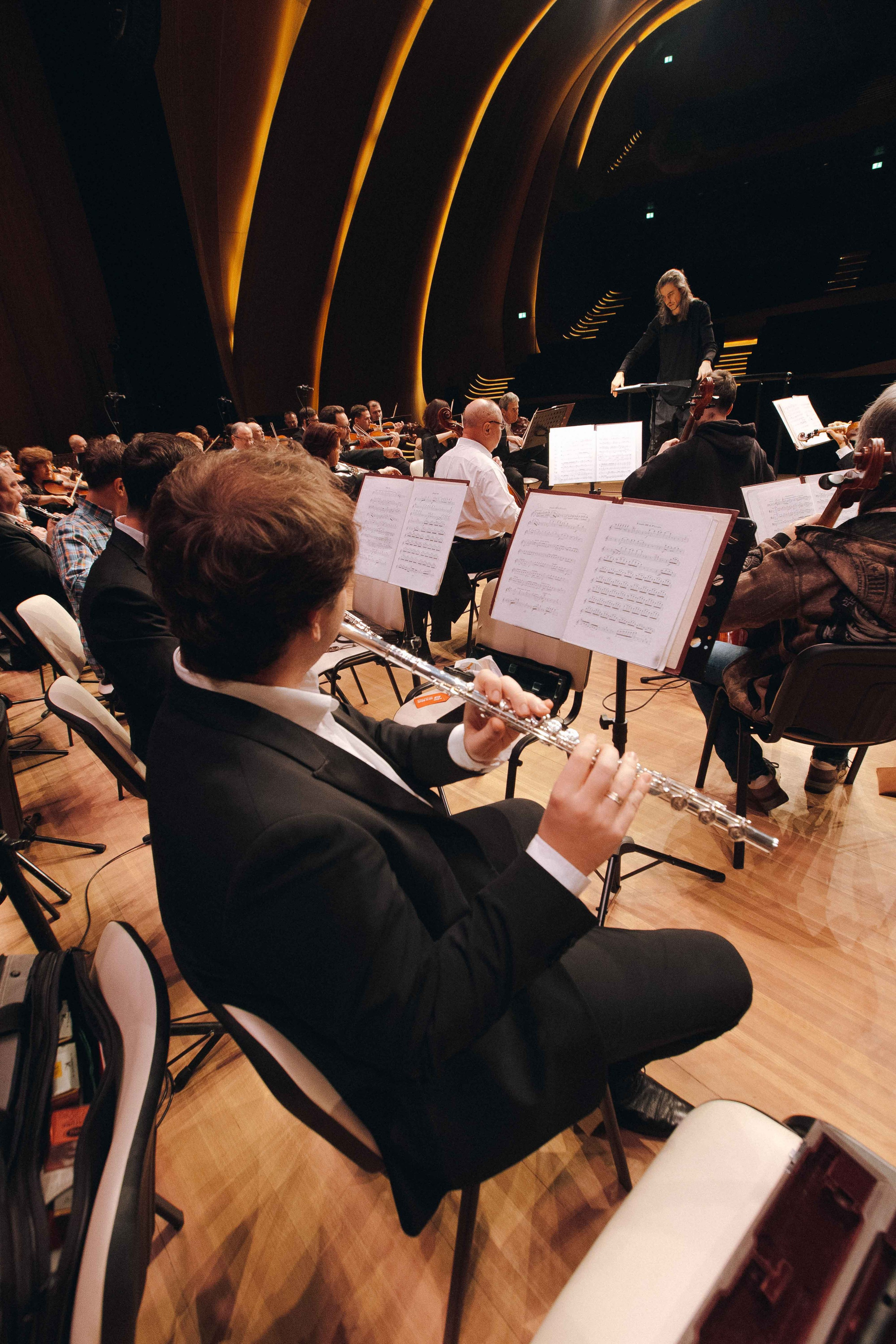 The Tchaikovsky Academic Grand Symphony Orchestra in Baku. Wedding&Event photographer Ismail Rzayev in Baku