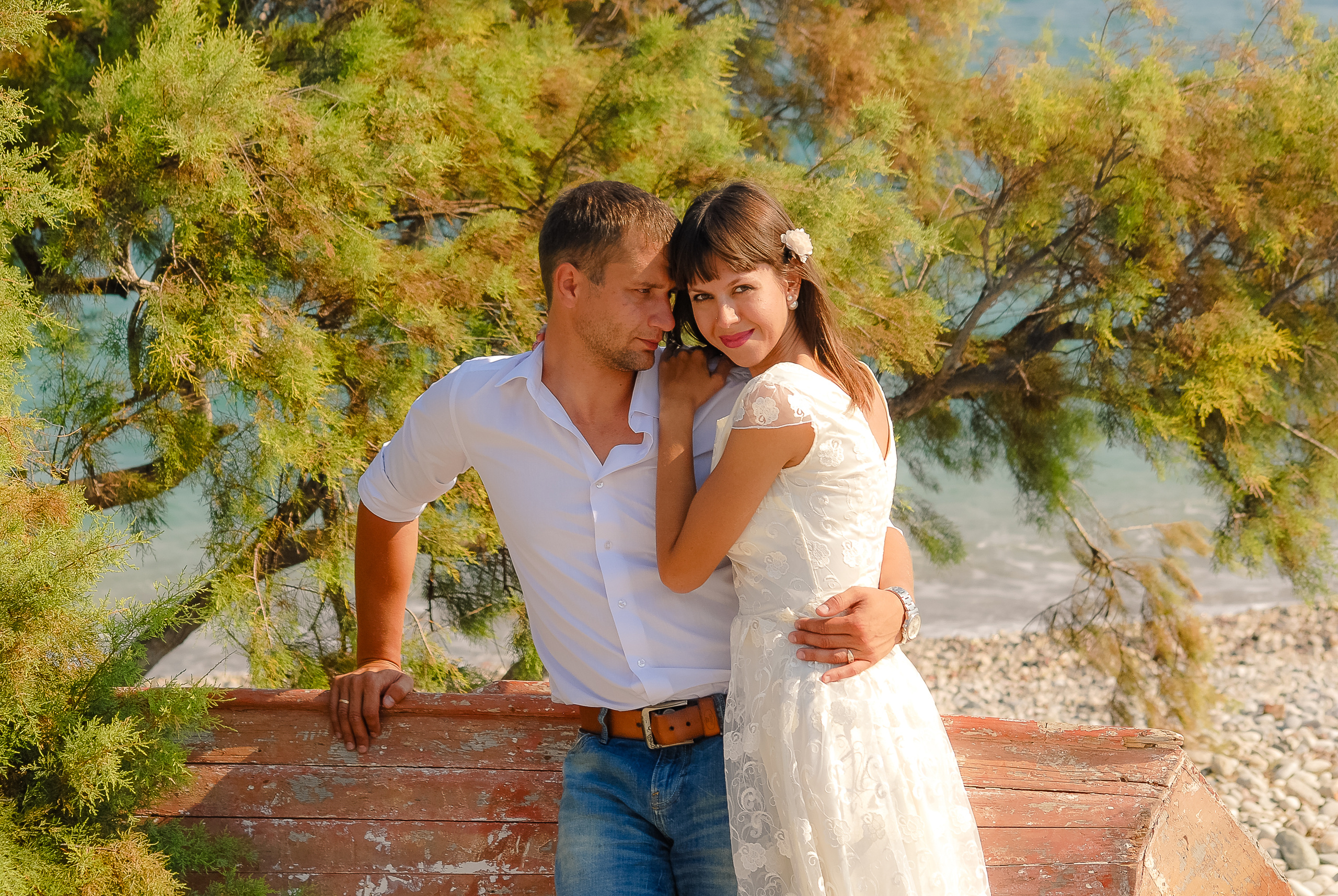 Life style. Photographer at Santorini