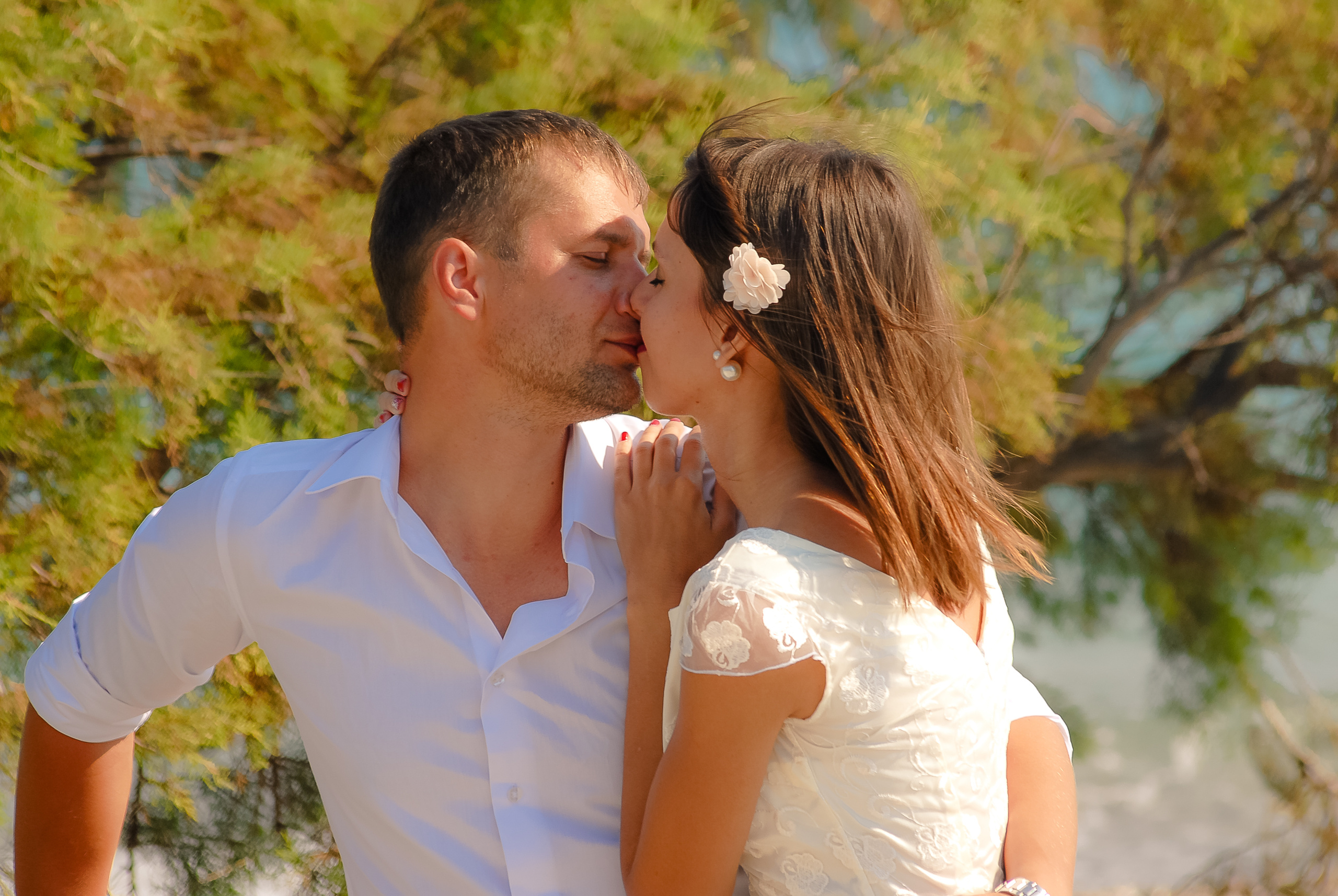 Life style. Photographer at Santorini