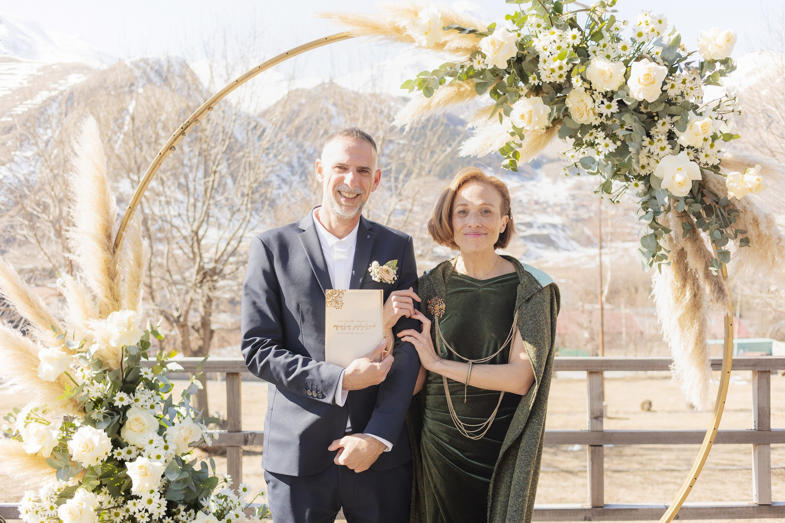 Wedding in Mountains Rami & Melanie May 16, 2024. Арт Ивент Студио — Самое рейтинговое свадебное агентство в Грузии