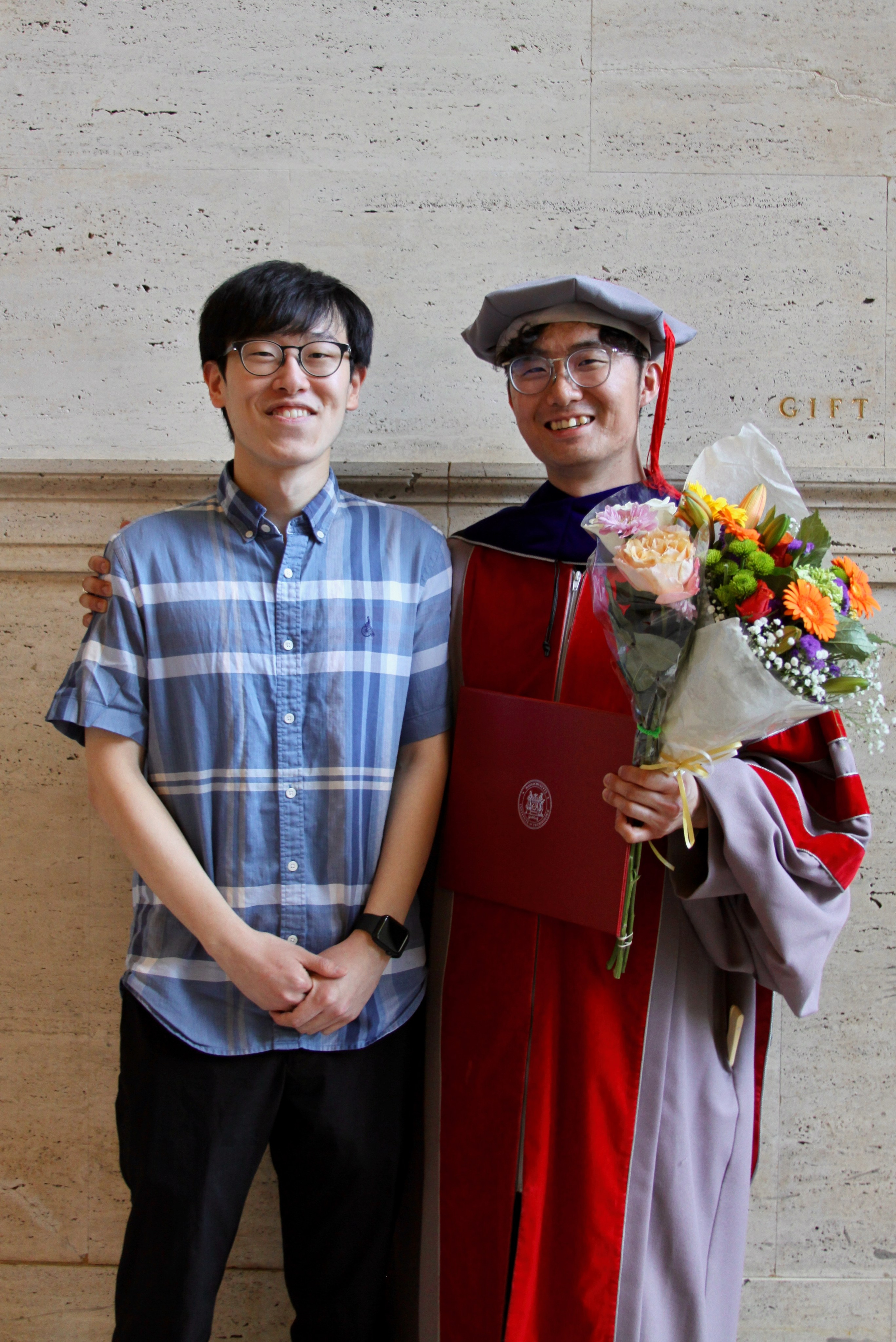 PhD graduation with Elton. Kelly Sang, graduation and portrait photographer in Boston
