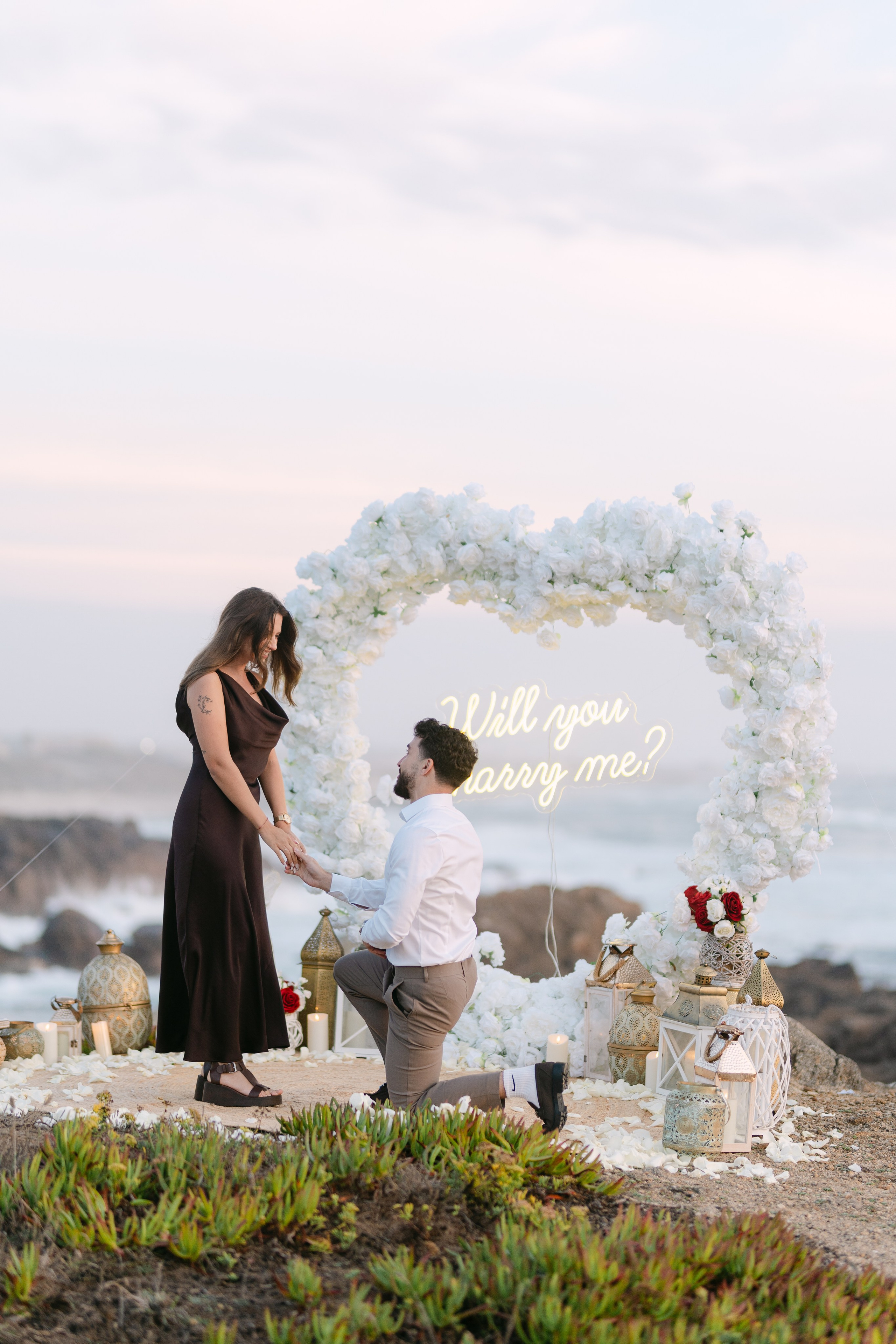 Wedding Proposal at the Beach. Davi Valente
