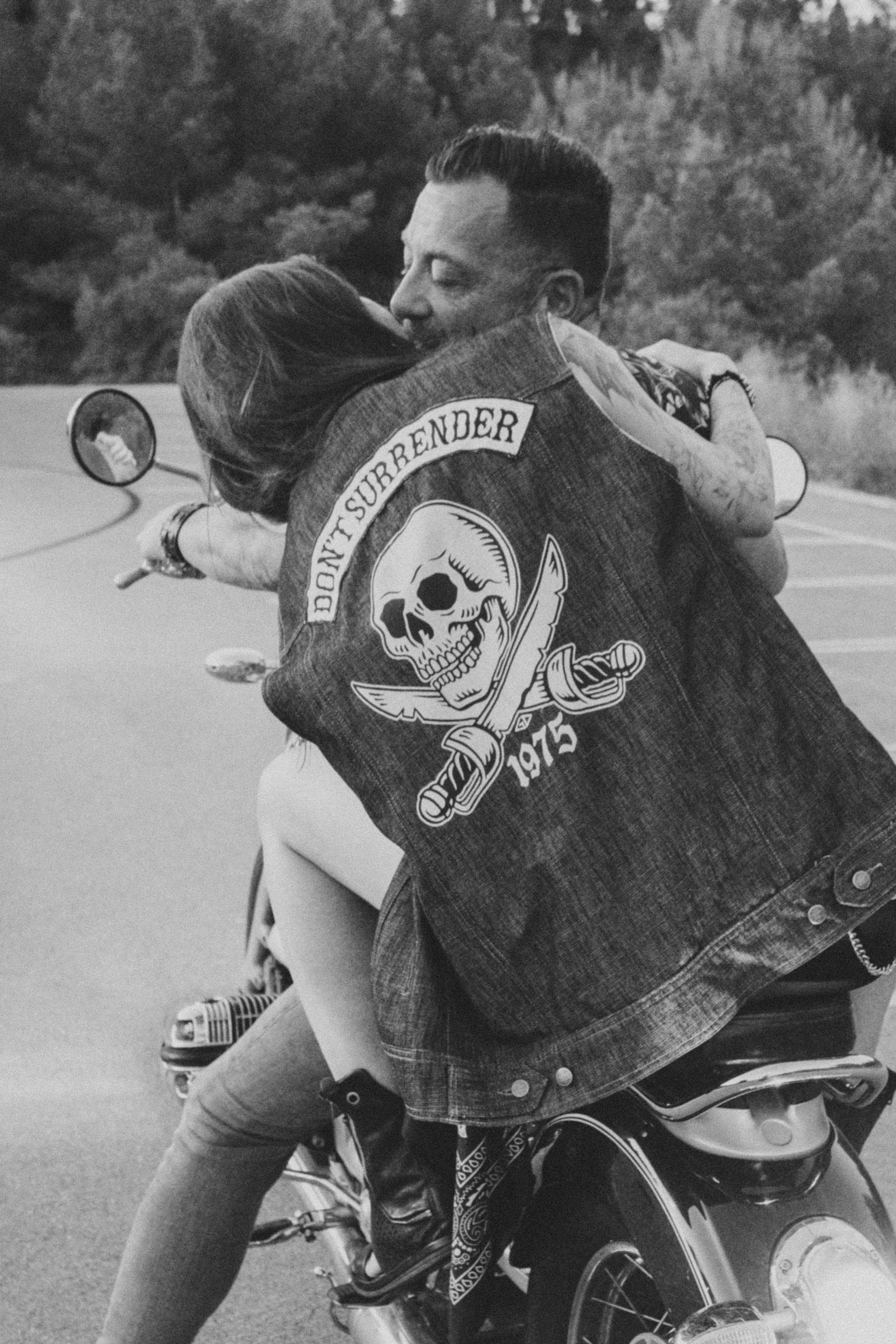 Фотосессия пары на мотоцикле. Профессиональная фотосъемка в Калафелле — Елена Медведева