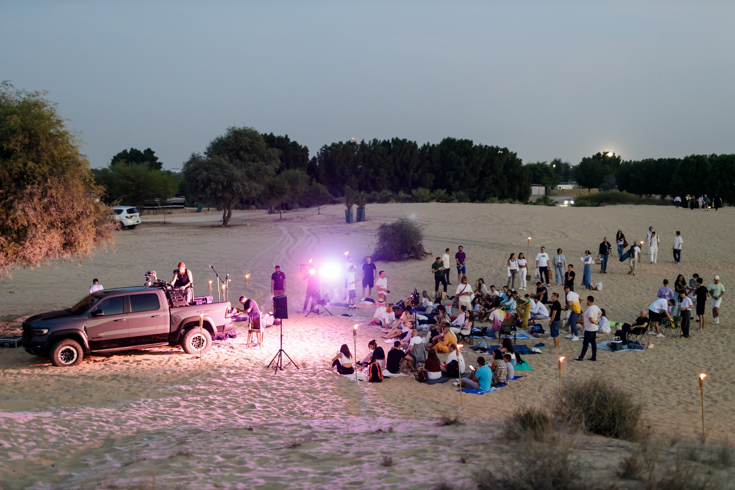 Oleg Torbosov — Meeting with subscribers in the desert. Photographer Anna Curly | Weddings and Events in Dubai