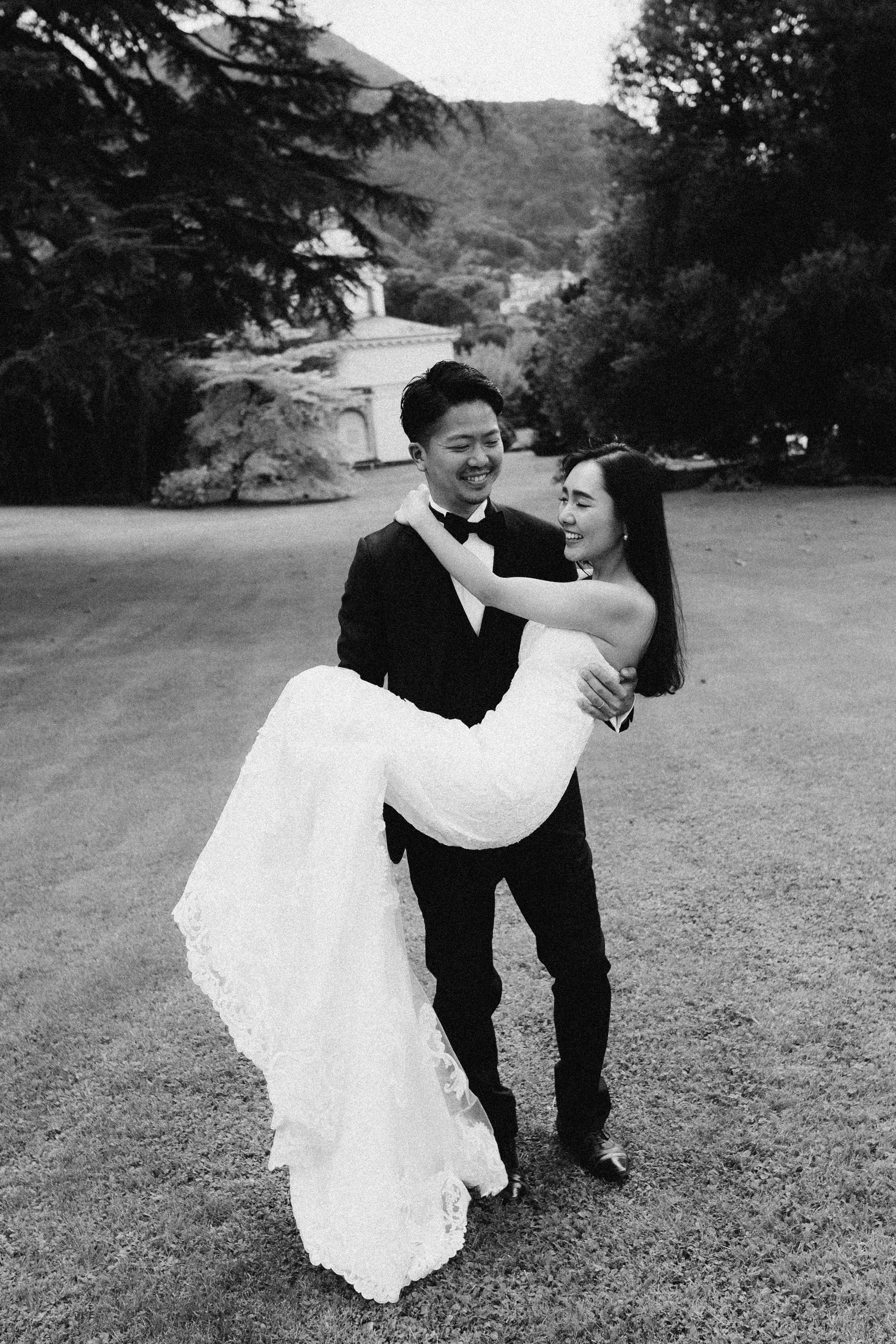 Kiy & Sho, Villa Melzi, Bellagio. Фотограф в Милане Анна Линник