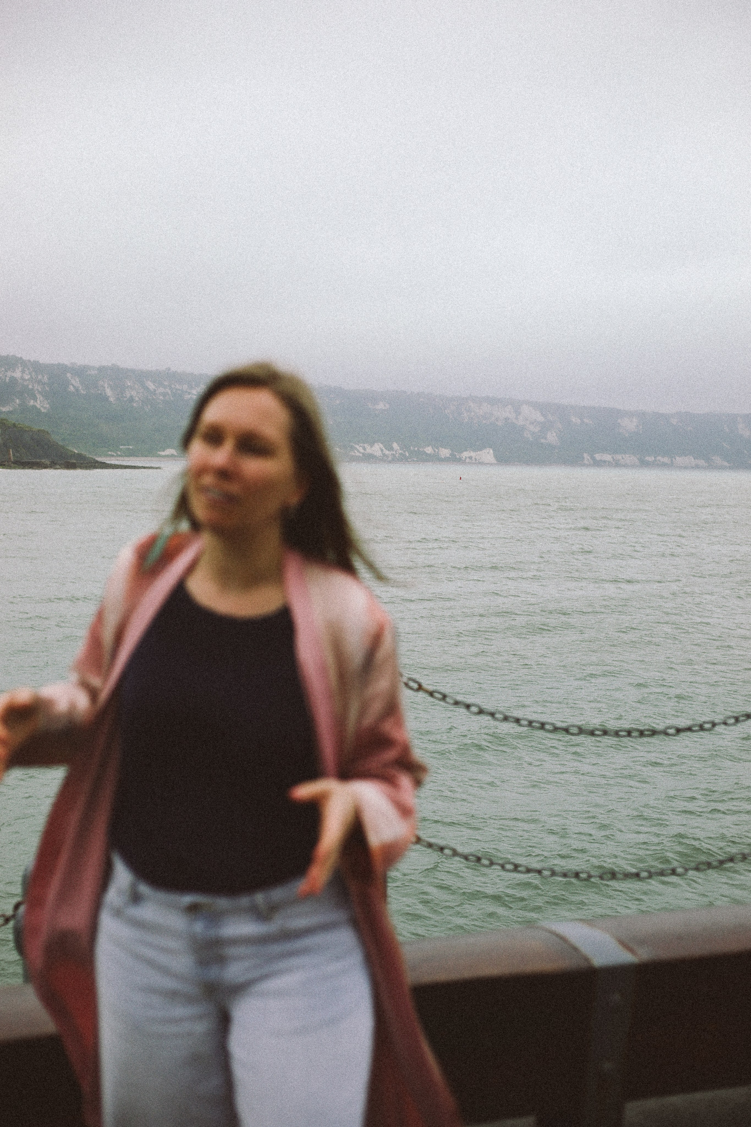 Katya near the lighthouse. Victoria Dini. Art photography in London / Folkestone, UK