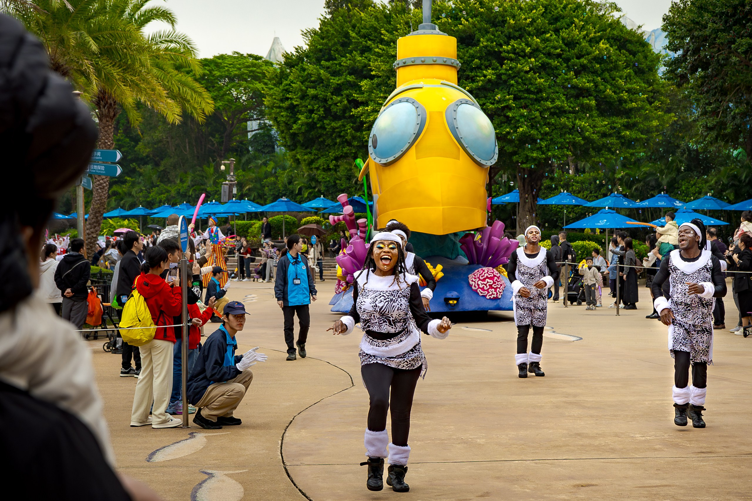 Дневной парад новогодняя версия