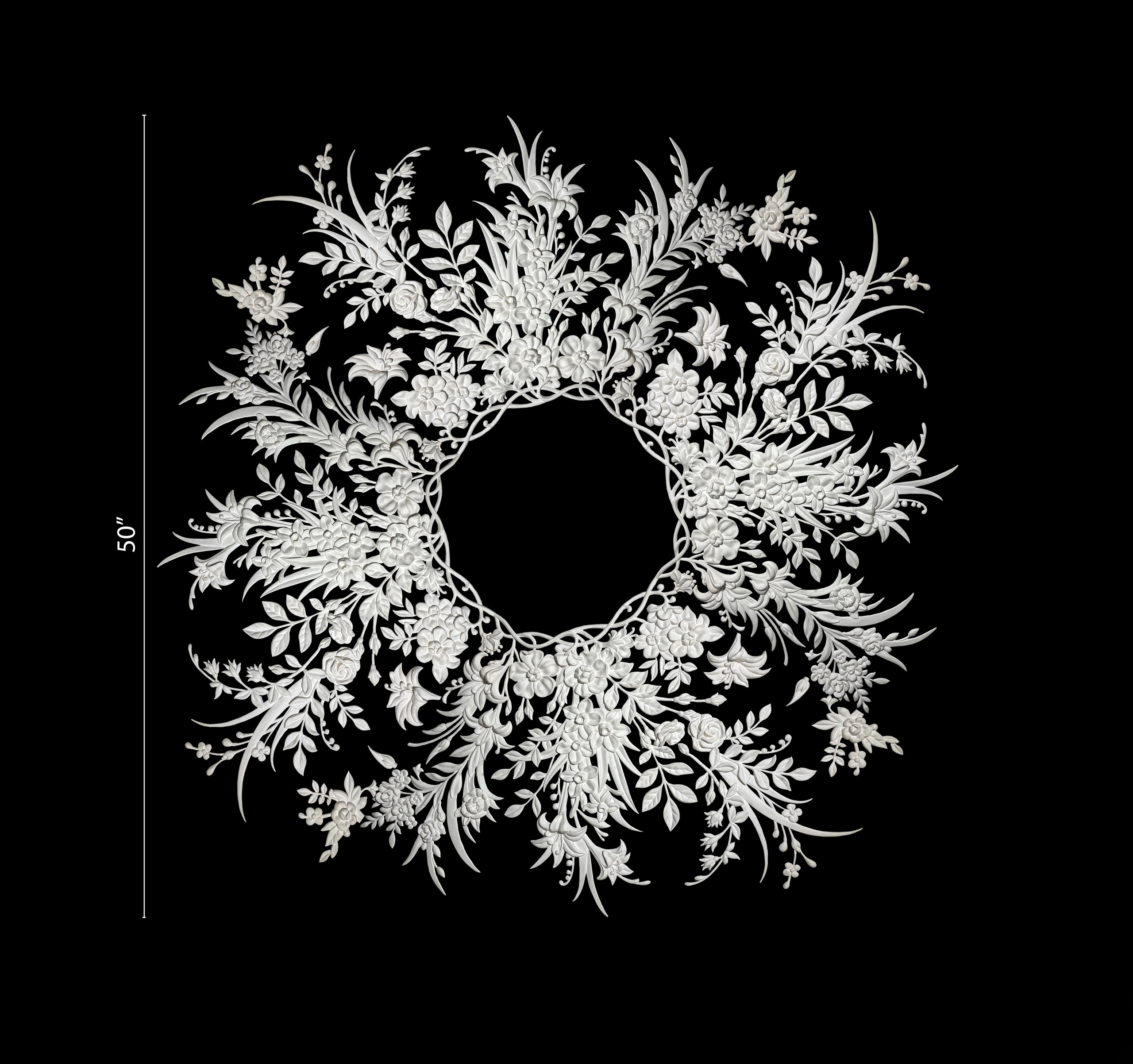 Medallions. Plaster molding