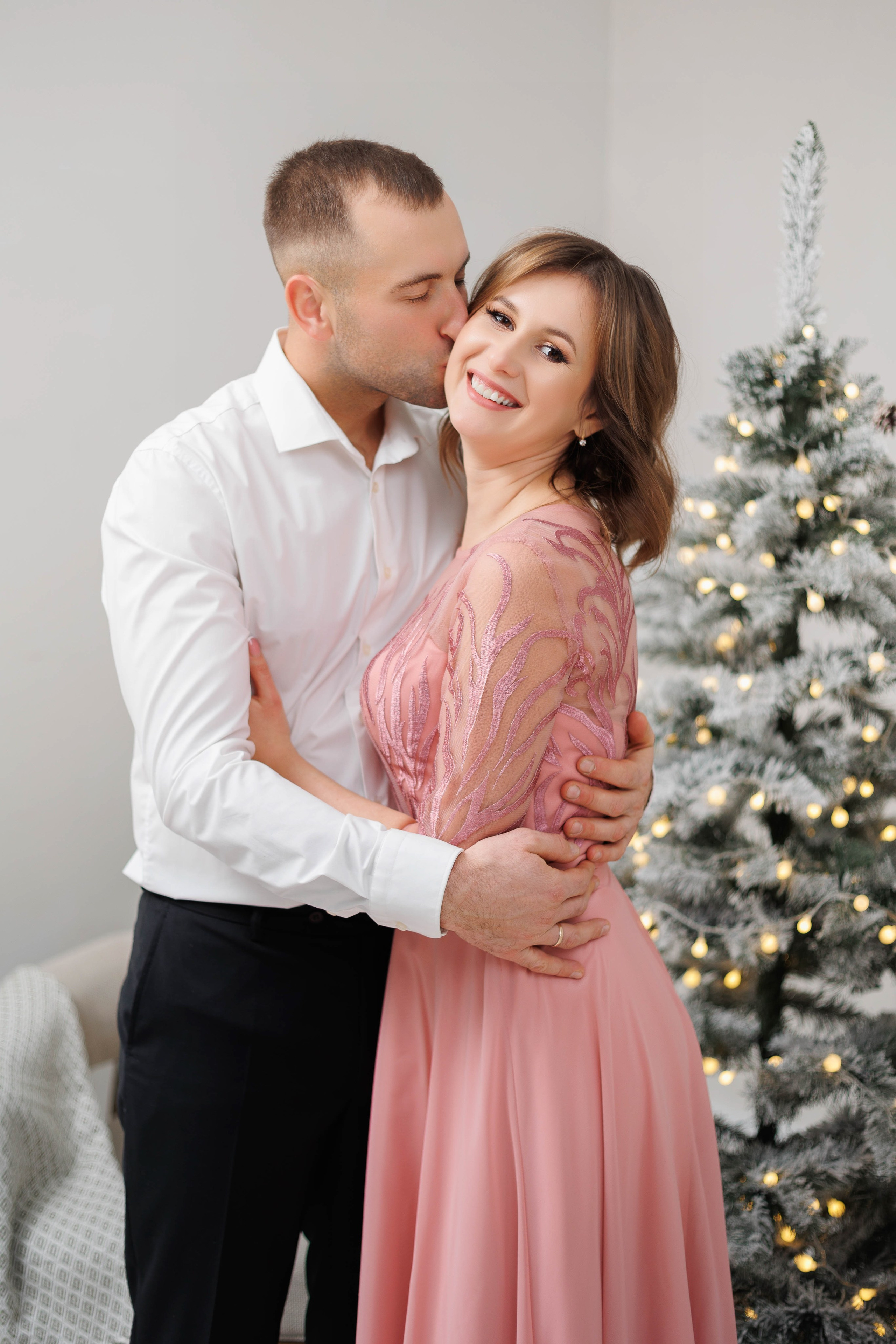 Новогодняя съёмка в студии. Семейный и детский фотограф в Вильнюсе Светлана Наумова