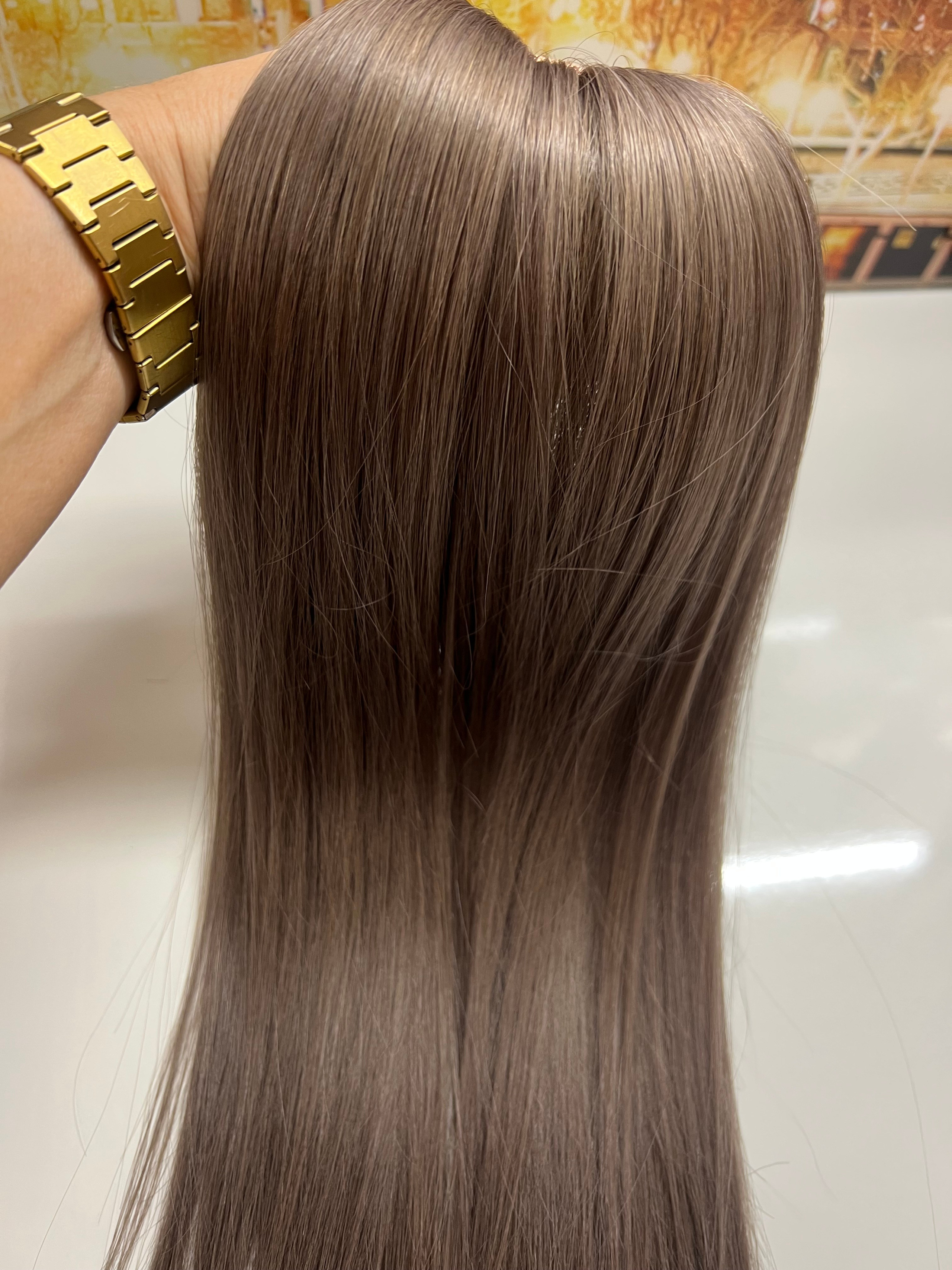Luxury Slavic Hair Extensions — Keratin Capsules and Wefts, 50 cm & 60 cm
