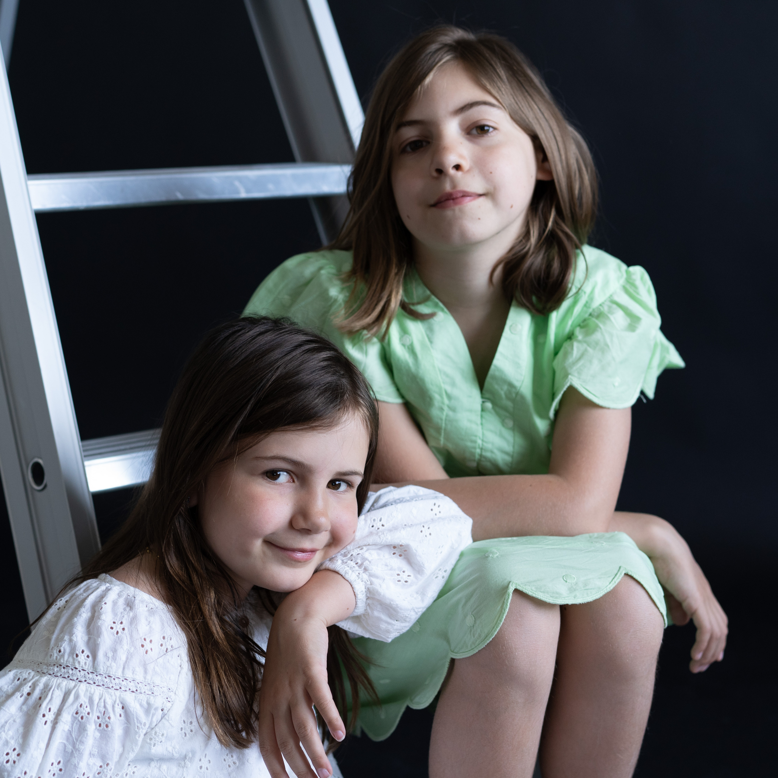 Sylvie en Lisanne. Tatyana Van Hedent een fotograaf te Zele, Oost-Vlaanderen