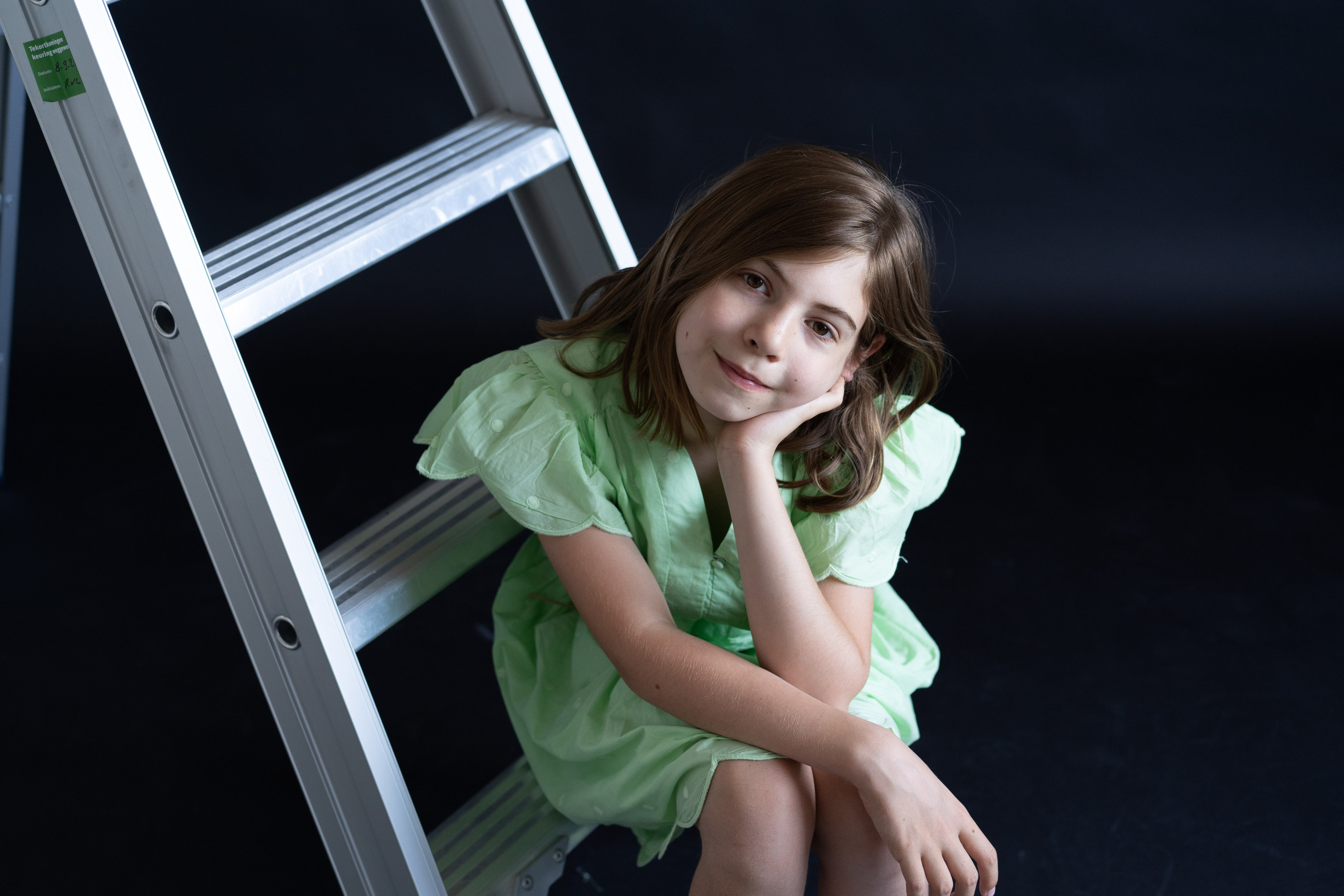 Kids-models Tiana en Tess. Tatyana Van Hedent een fotograaf te Zele, Oost-Vlaanderen