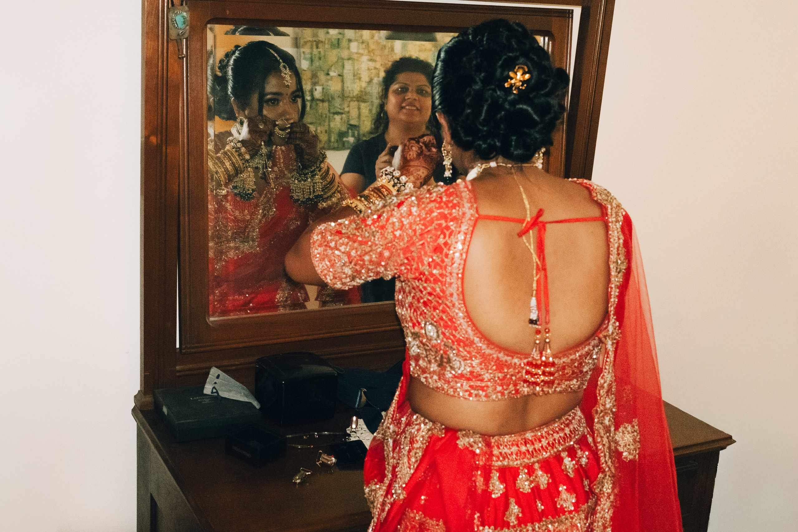 Two-Bride Multicultural Wedding in New Hampshire | Haldi & Nikah