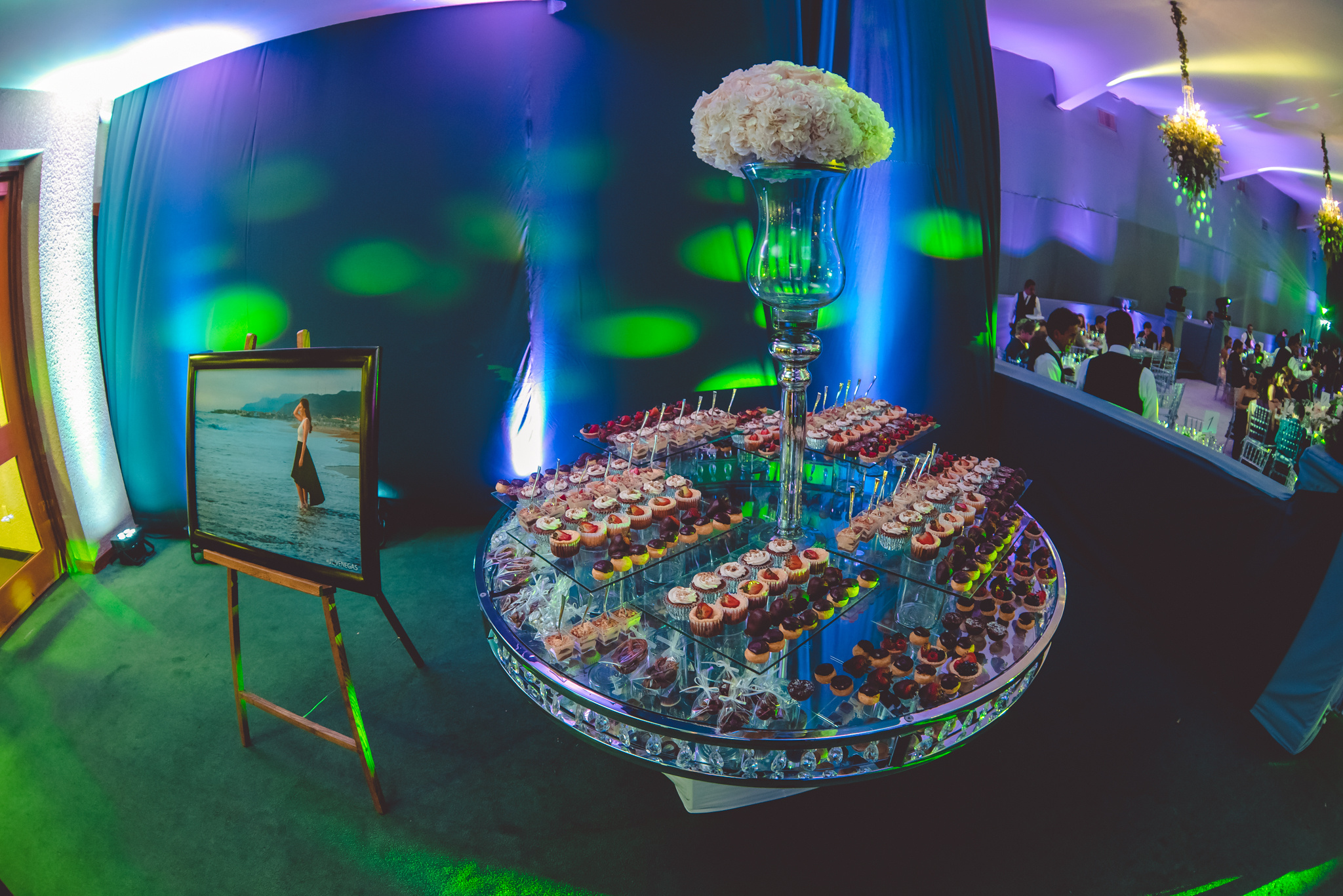 Mesa de postres. Panorama.