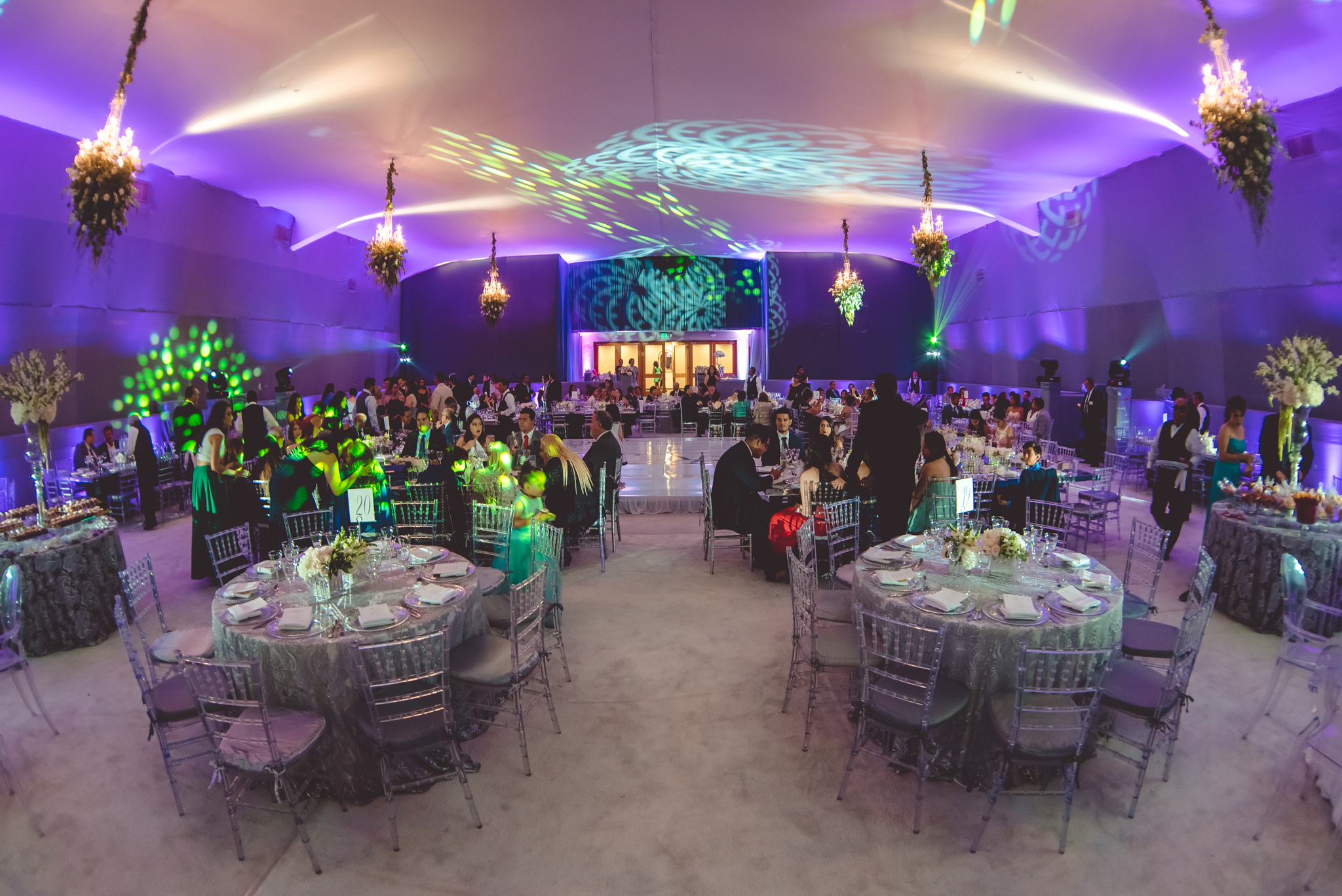 La recepción. Panorama.