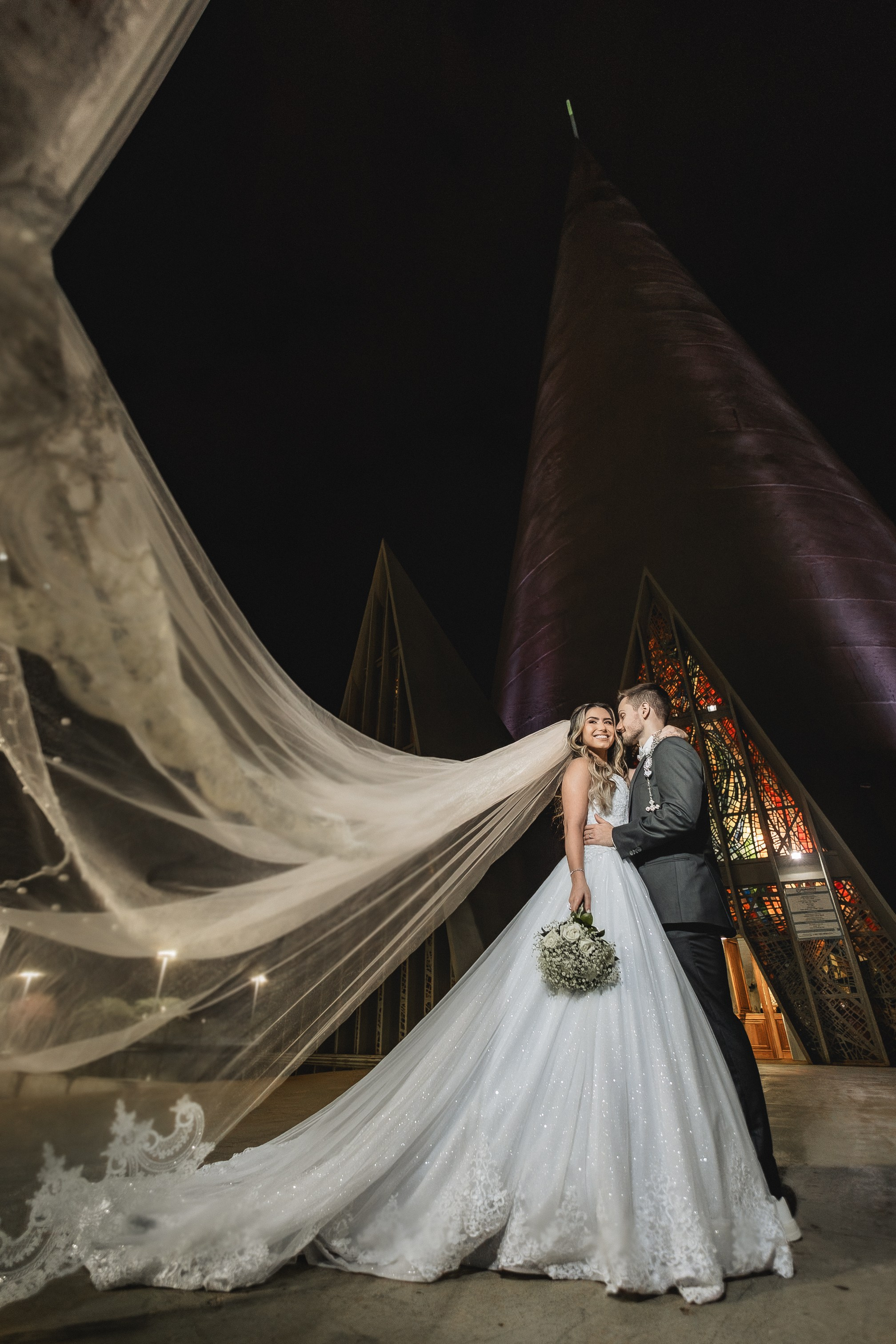 Heloisa e Andre casamento na catedral de maringa. Fotografo de casamento I Claudinei Moura