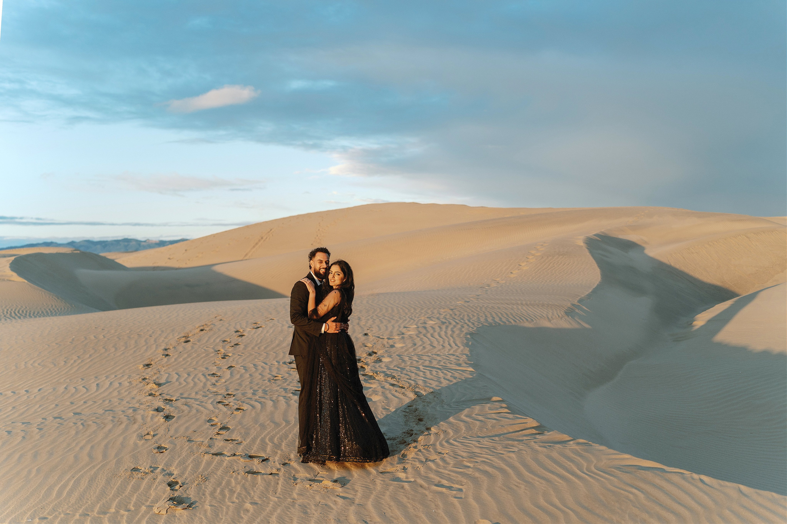 Elopement at Pismo Beach Sand Dunes, California. Wedding Photography & Videography Team in California, Los Angeles, San Francisco, San Diego and Travel