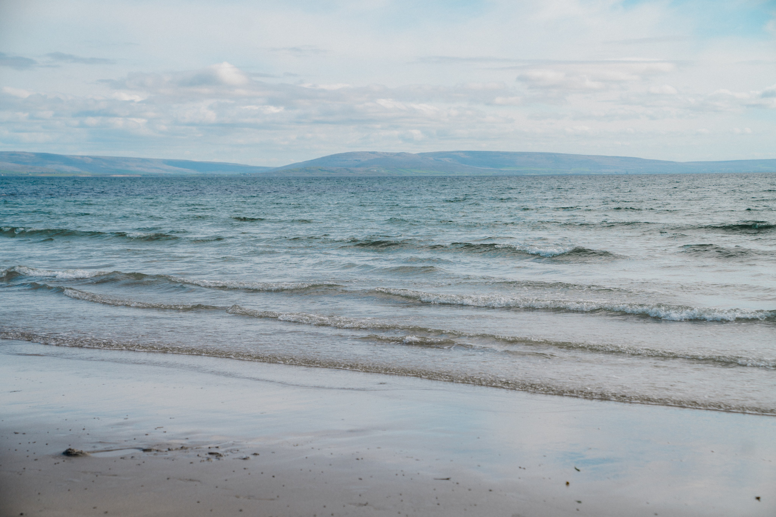 Proposal at Silverstrand Beach, co Galway. Wedding and family photographer Ireland