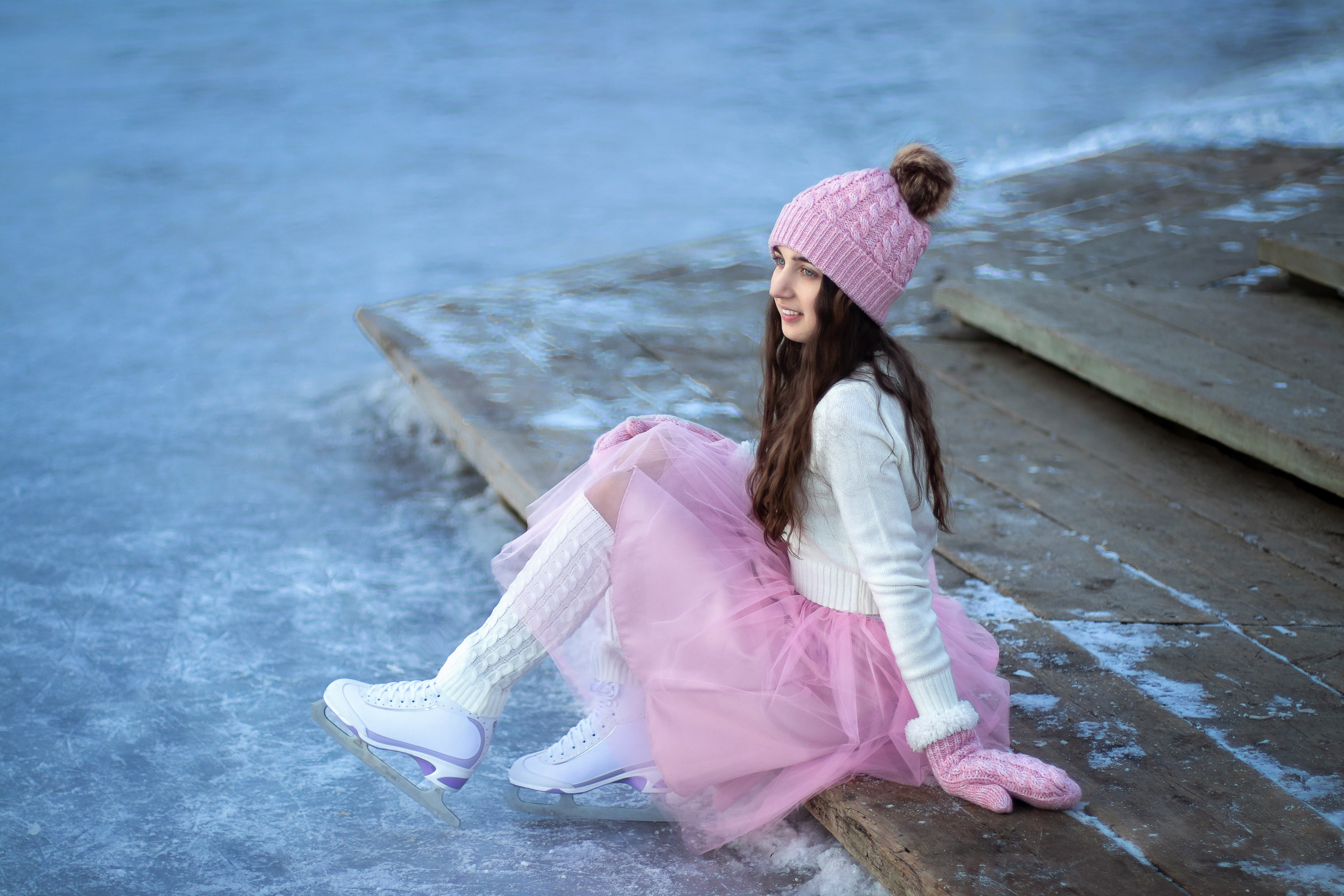 На катке. Фотограф Яна Галецкая в Гранд-Прери