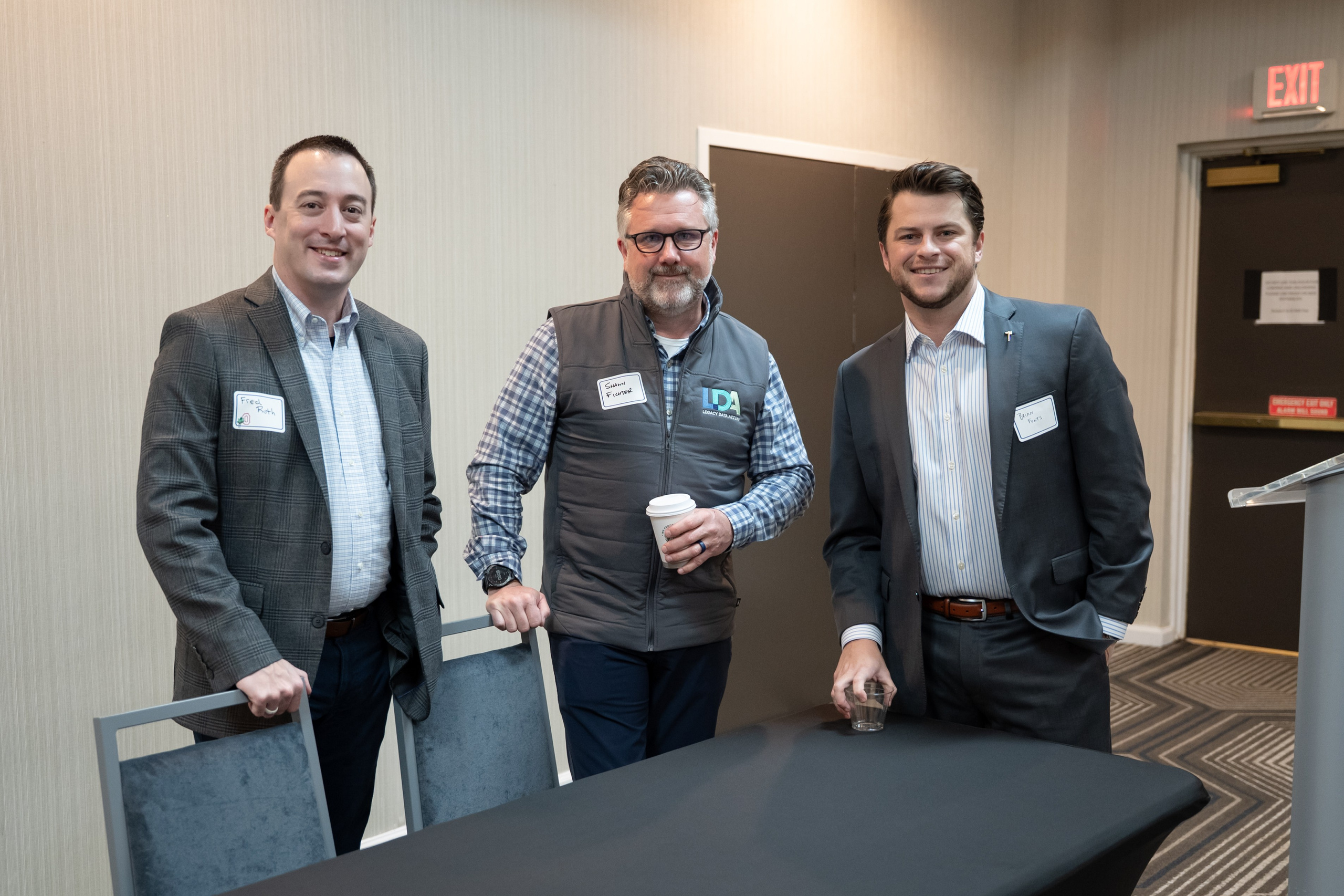 Executive Roundtable networking. Portrait photographer in Charlotte, North Carolina