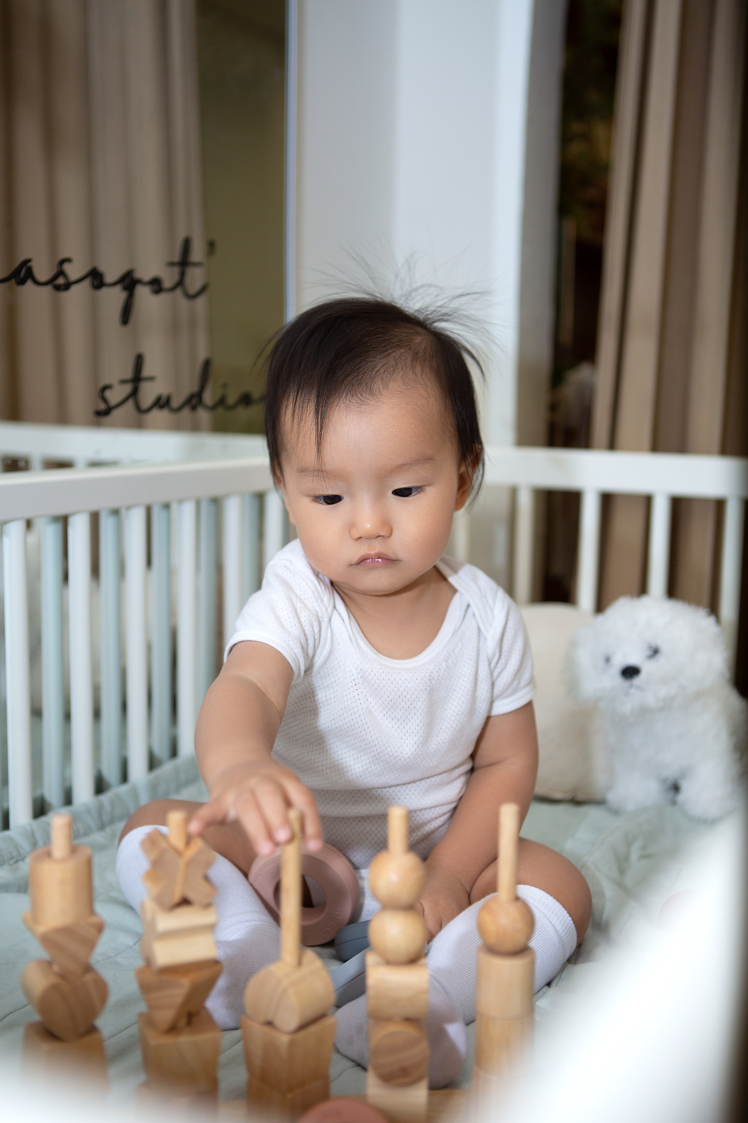 Никита в студии. Фотограф беременности, ньюборн и годовасиков в Корее Жанна Хан