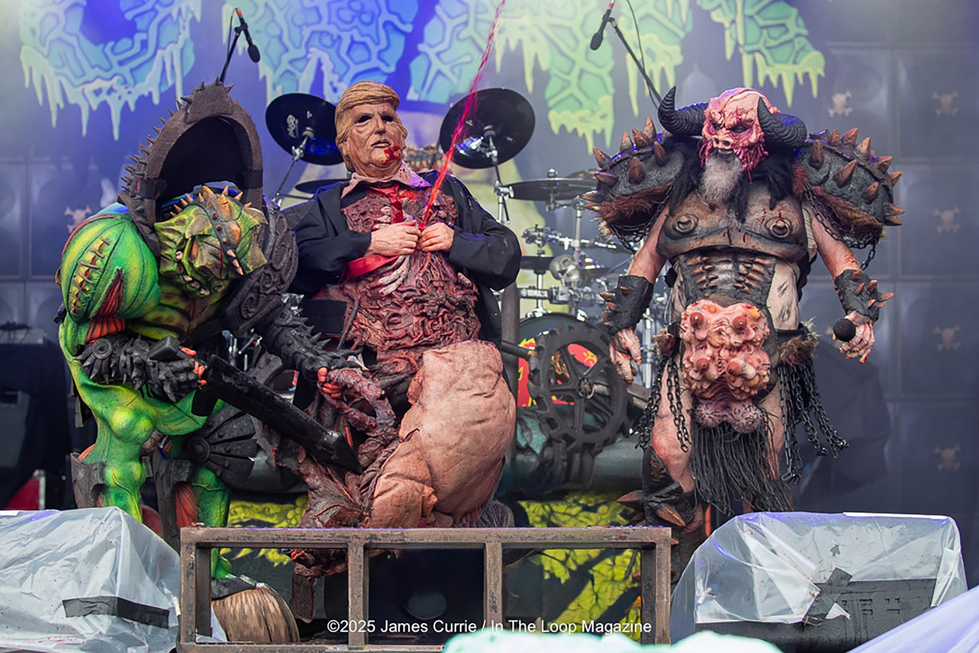 GWAR received death threats after satirical Trump killing at Riot Fest | FOTKAI