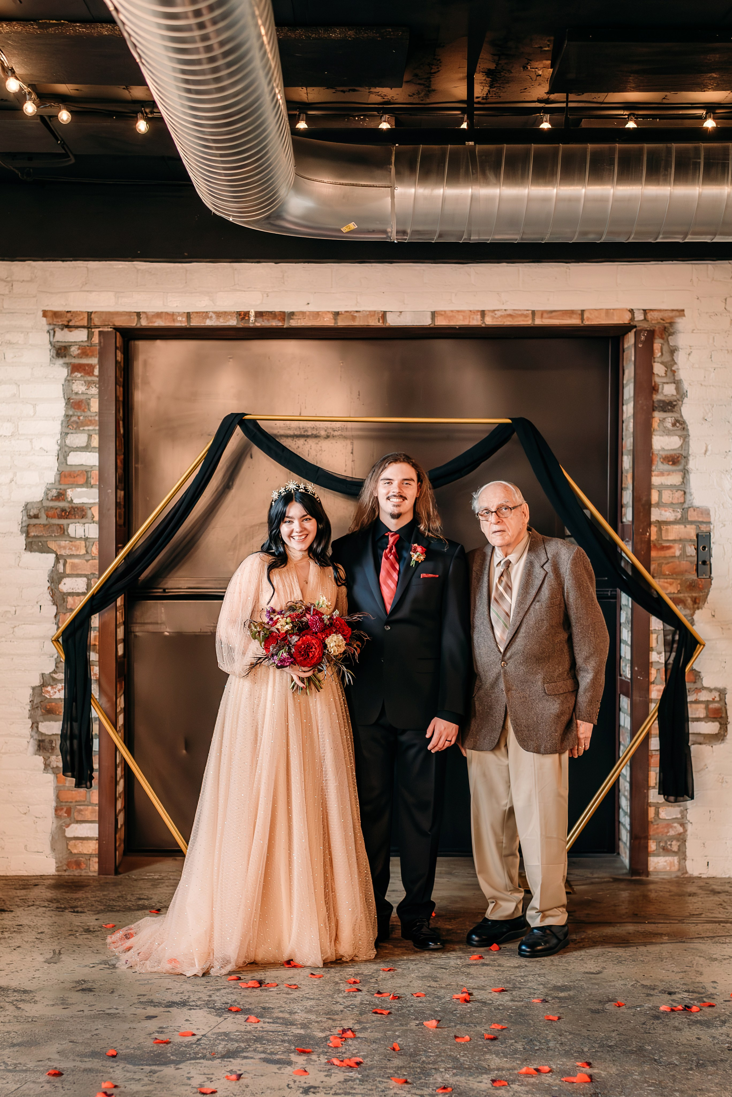 Bold & Dramatic Wedding at The Paper Mill on The Landing | Fort Wayne Wedding Photographer. Alexandria Danielle Photography | Fort Wayne & Indianapolis Wedding Photographer