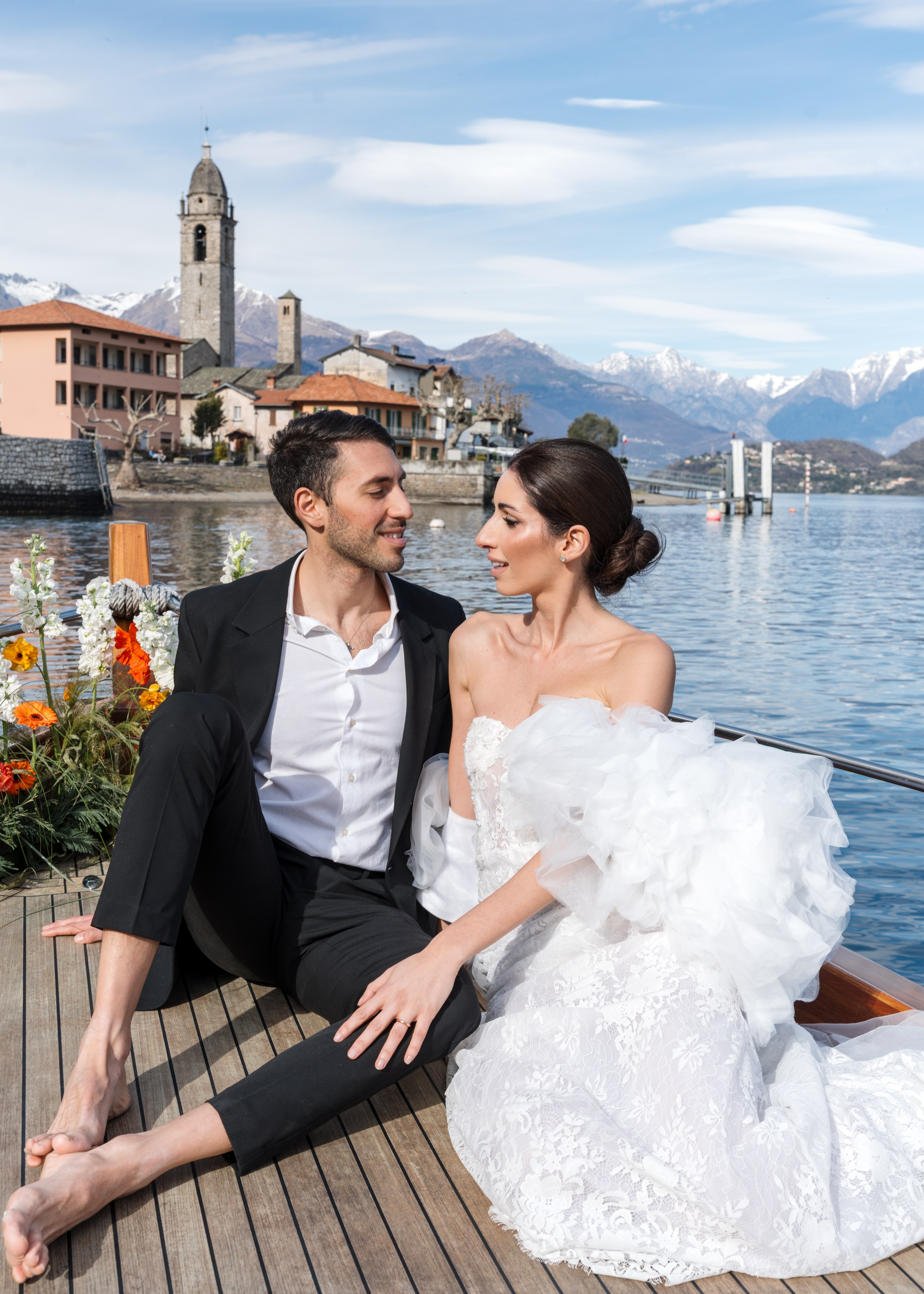 Sandra & Mario Lake Como Elopement. Proposal Photographer in Lake Como