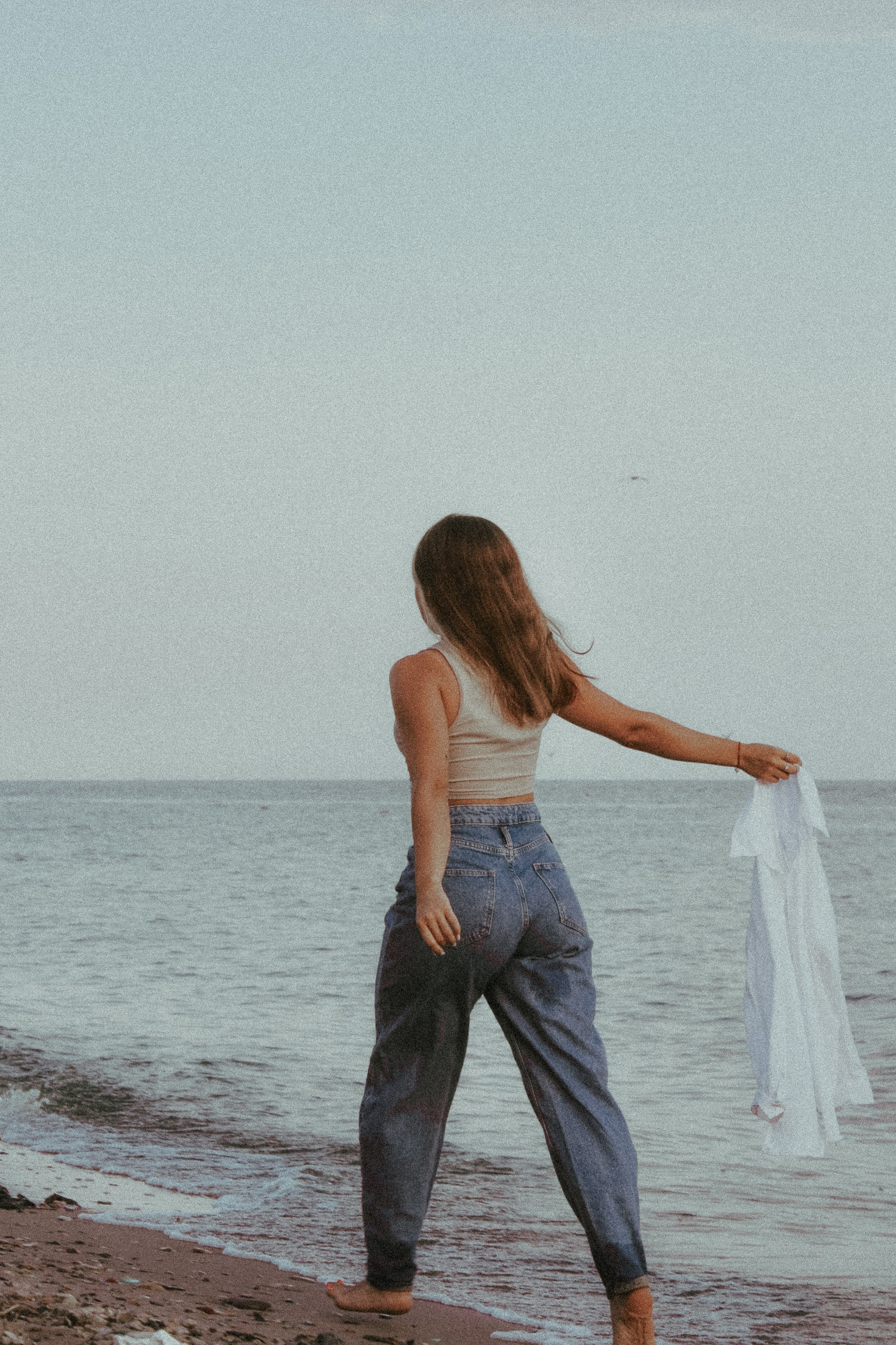 Dasha / sea walk. Photographer in Gothenburg Aleksandra Stroganova