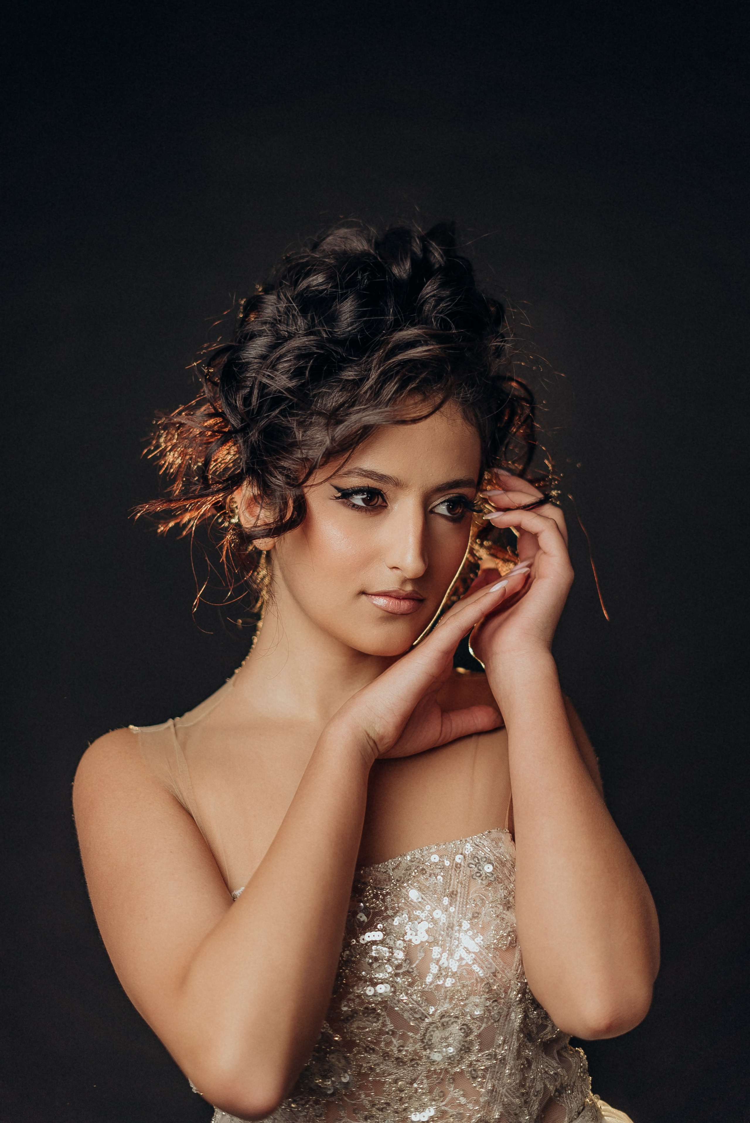 Съемка невесты в студии и ночью | Bride photography in the studio and at night. Портретный и семейный фотограф в Лимассоле Кипр Анна Руссу