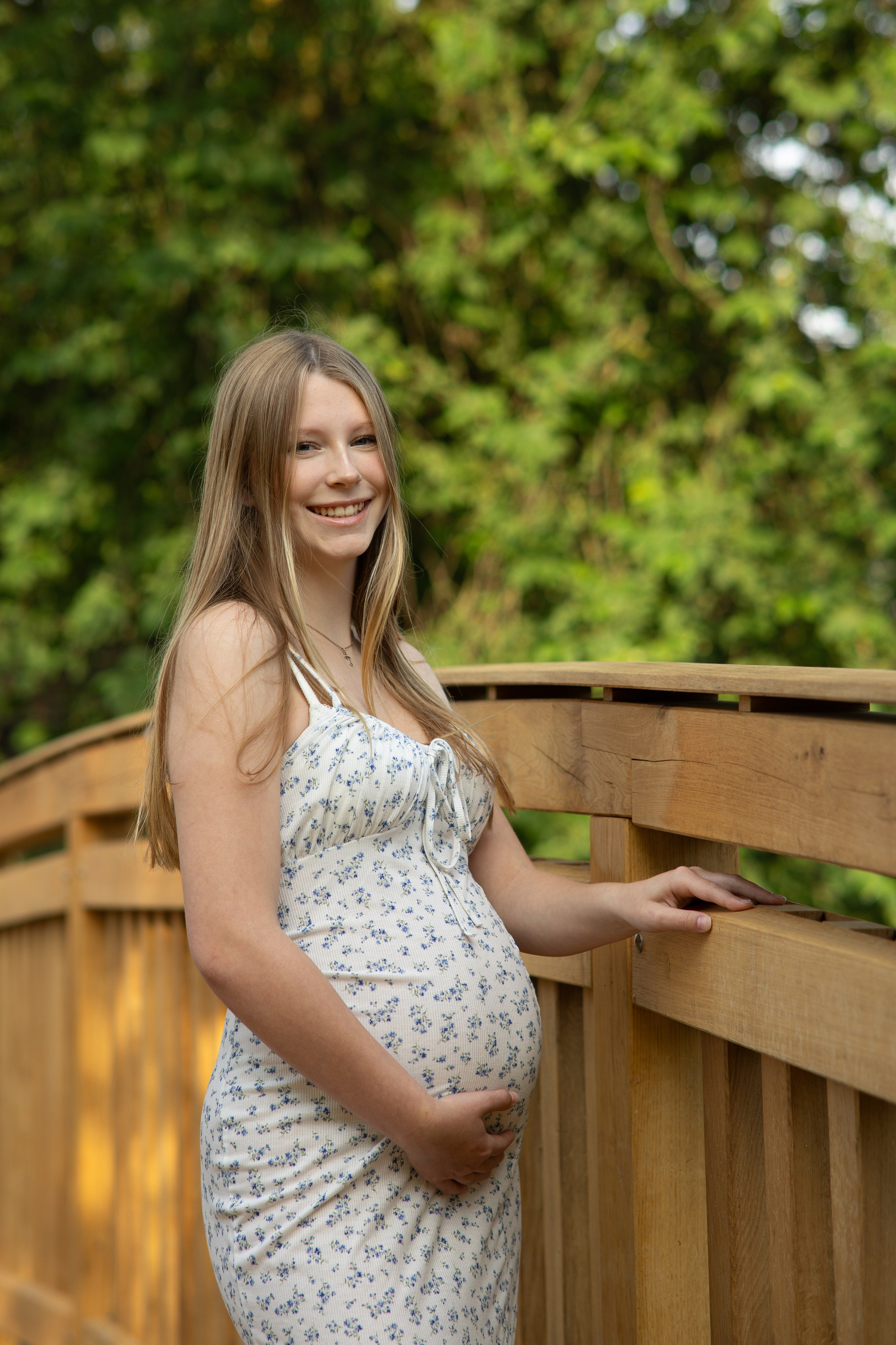 Babybauch Shooting in der Narur Bramsche 
