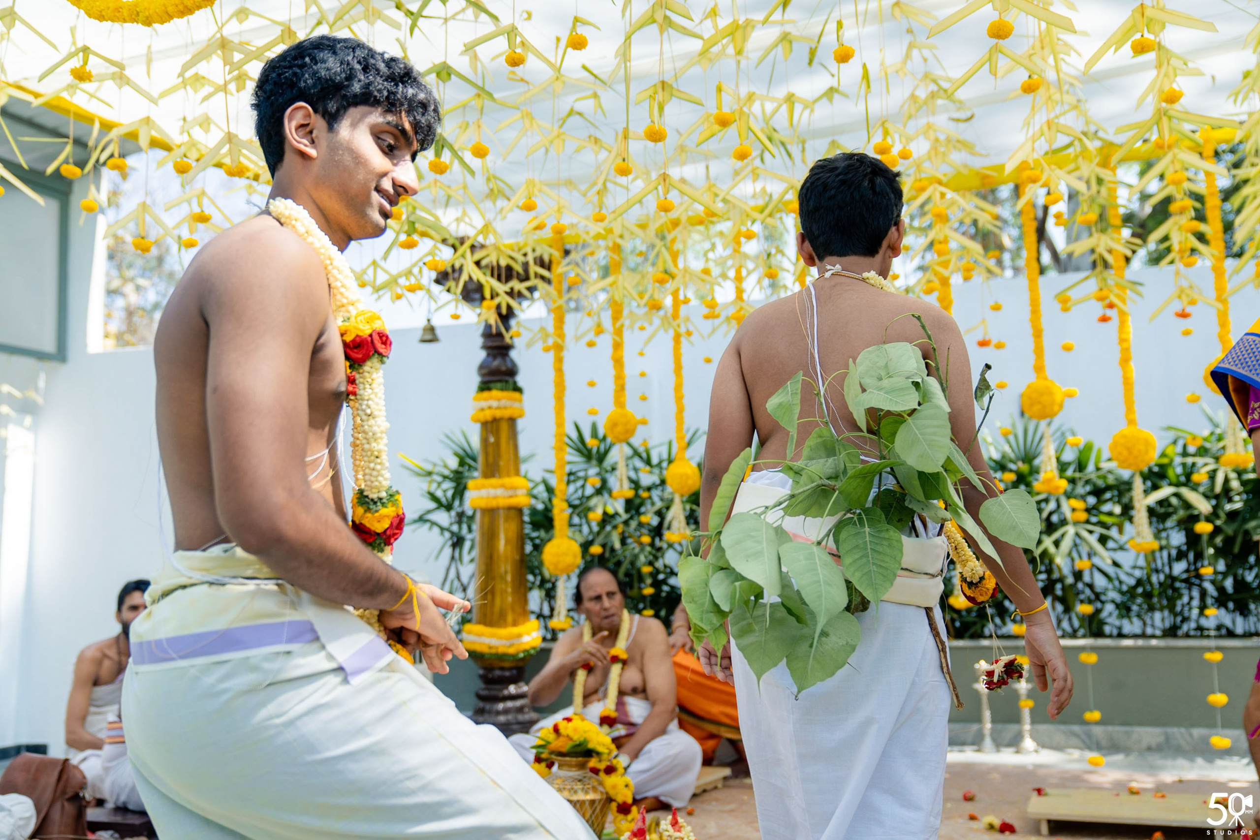 SANJAY AND SAKETH UPANAYANA. 50mm STUDIOS